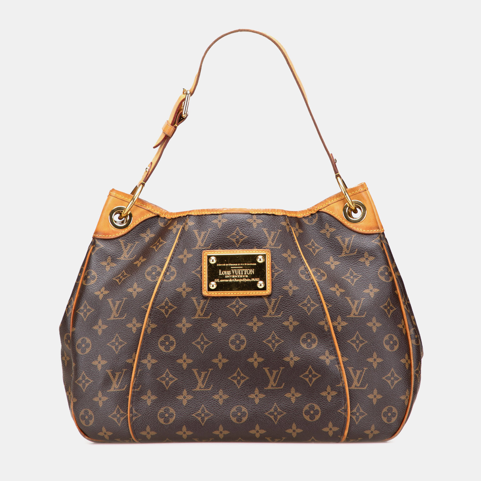 

Louis Vuitton Brown Monogram Galliera PM