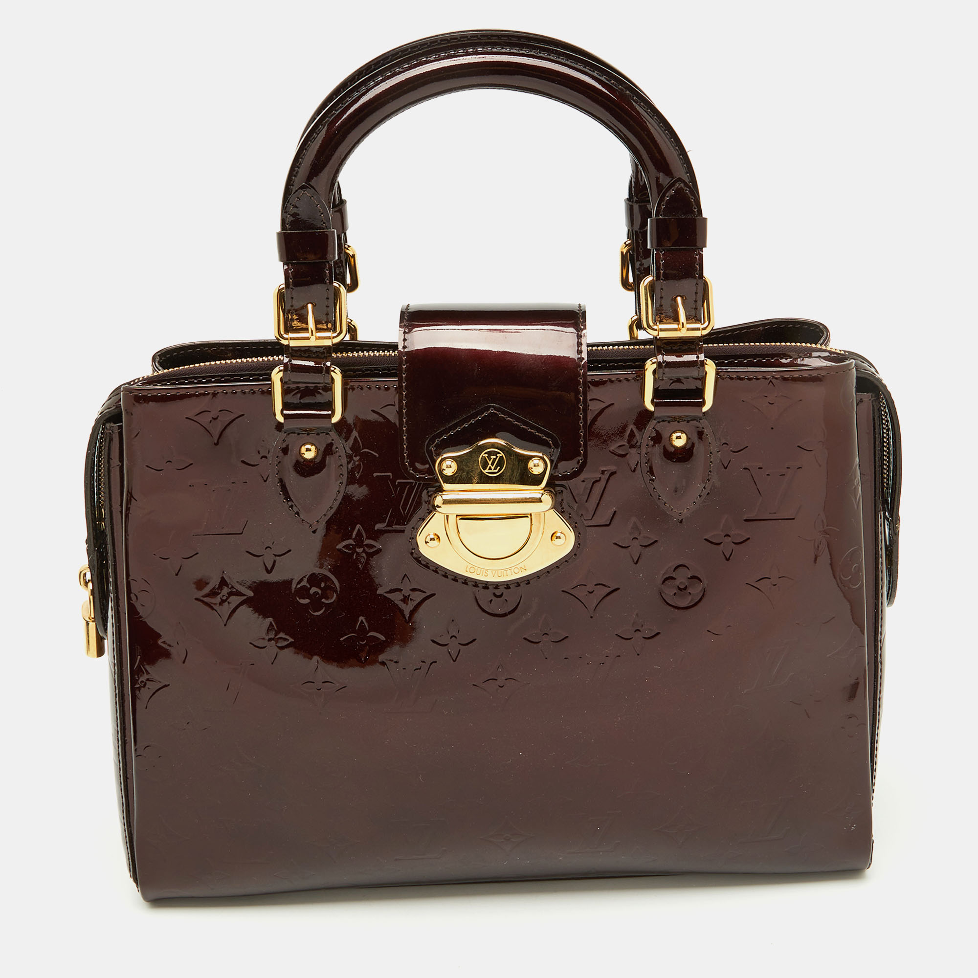 

Louis Vuitton Amarante Monogram Vernis Melrose Avenue Bag, Burgundy