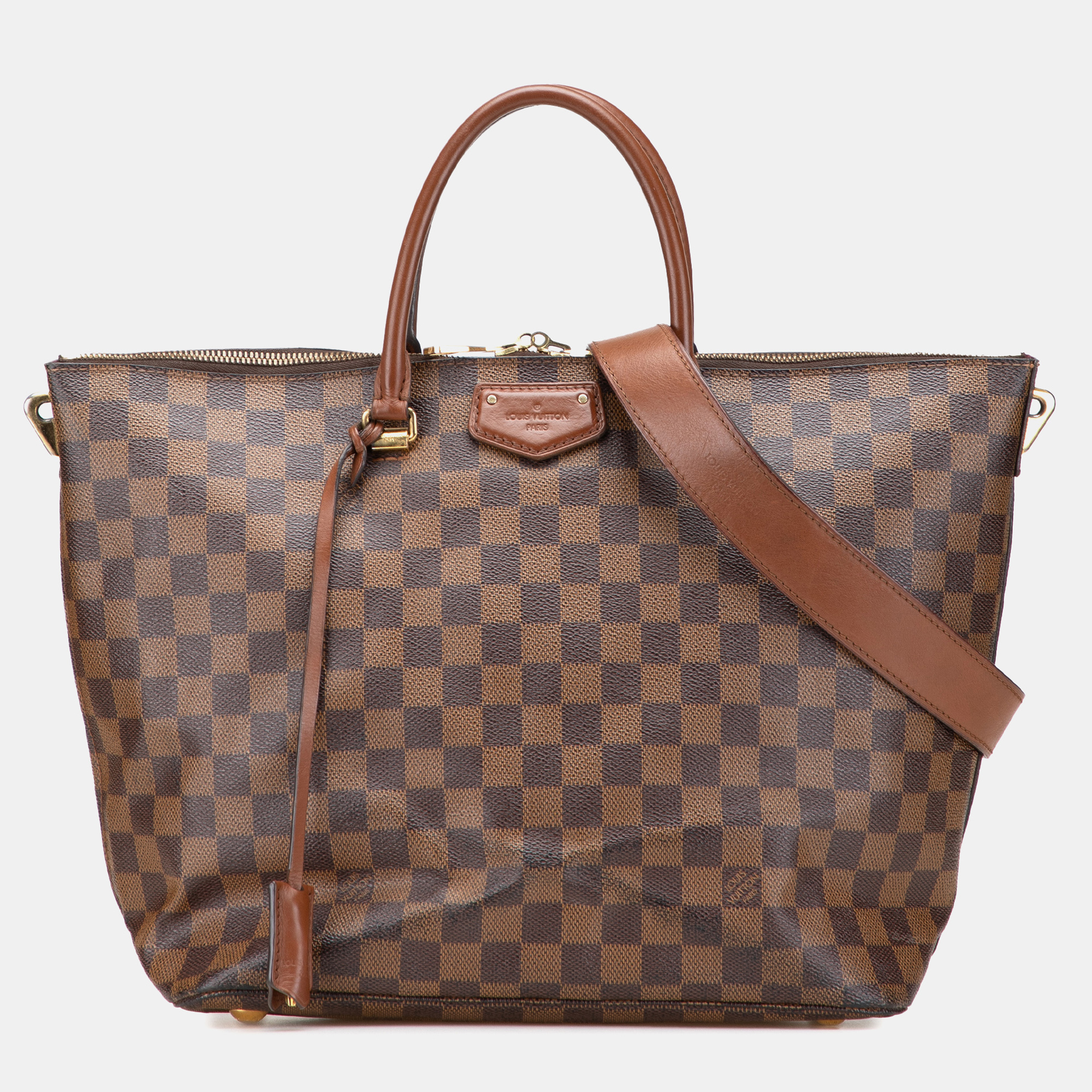

Louis Vuitton Brown Damier Ebene Belmont MM Bag
