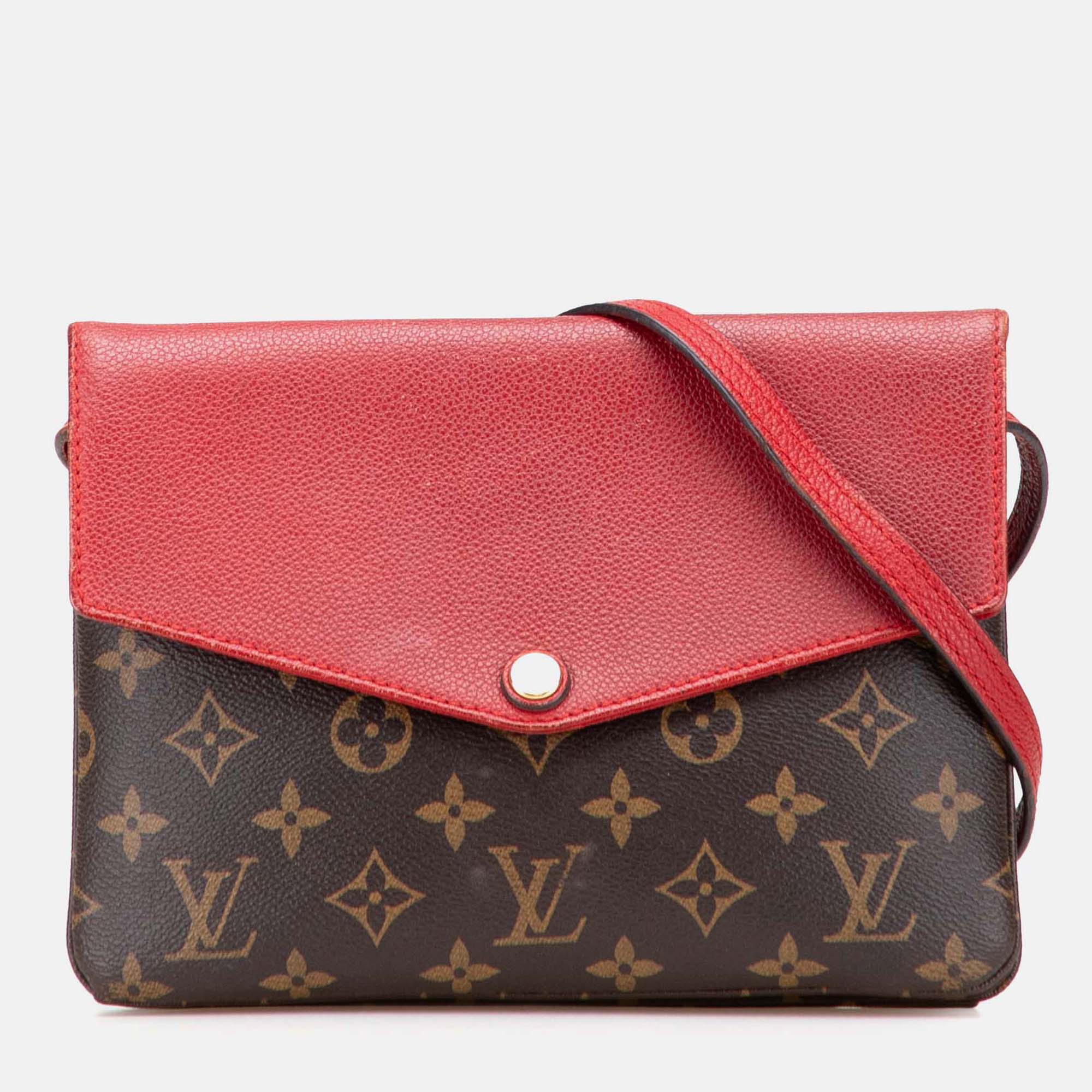 

Louis Vuitton Red Monogram Twice