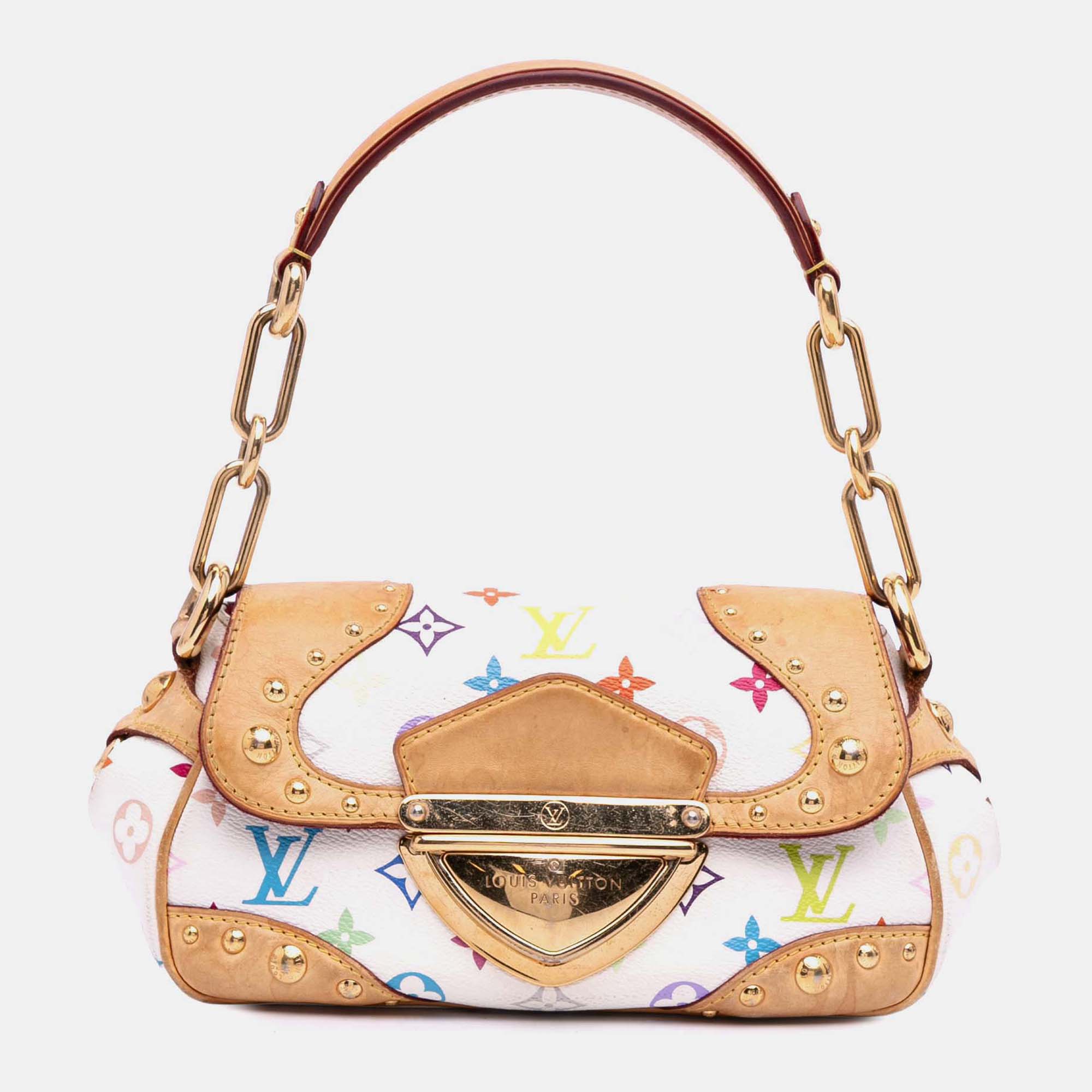 

Louis Vuitton White Monogram Multicolore Marilyn
