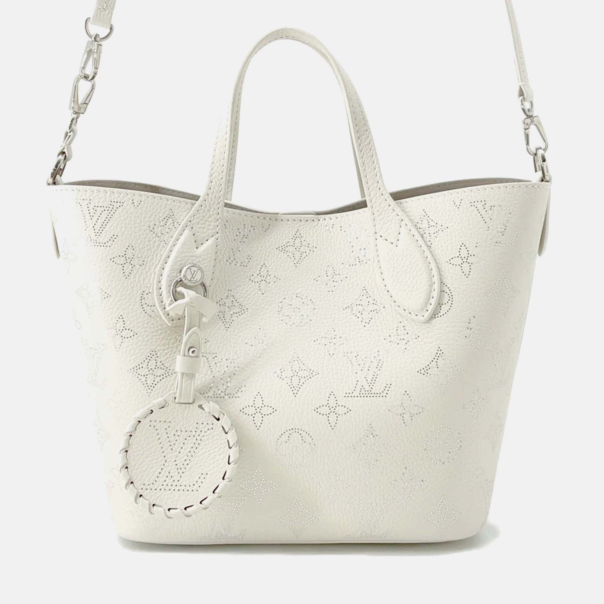 

Louis Vuitton Blossom PM White Monogram Mahina Leather Shoulder Bag