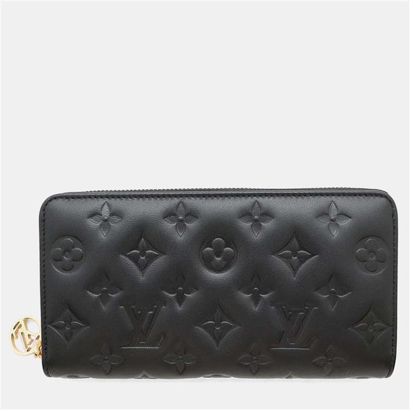

Louis Vuitton Zippy Noir Monogram Lambskin Wallet, Black