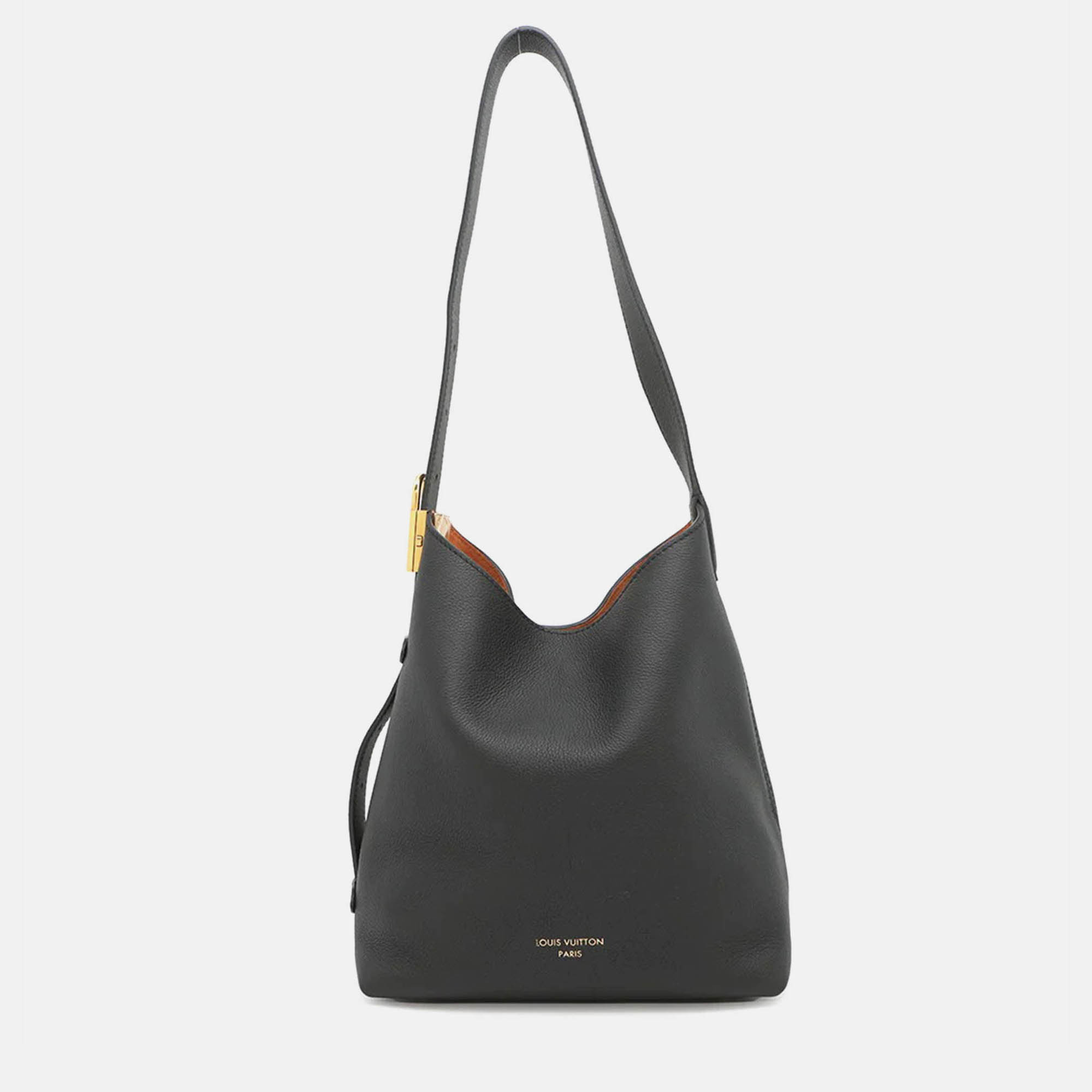 

Louis Vuitton Lowkey Hobo PM Noir Calf Leather Bag, Black