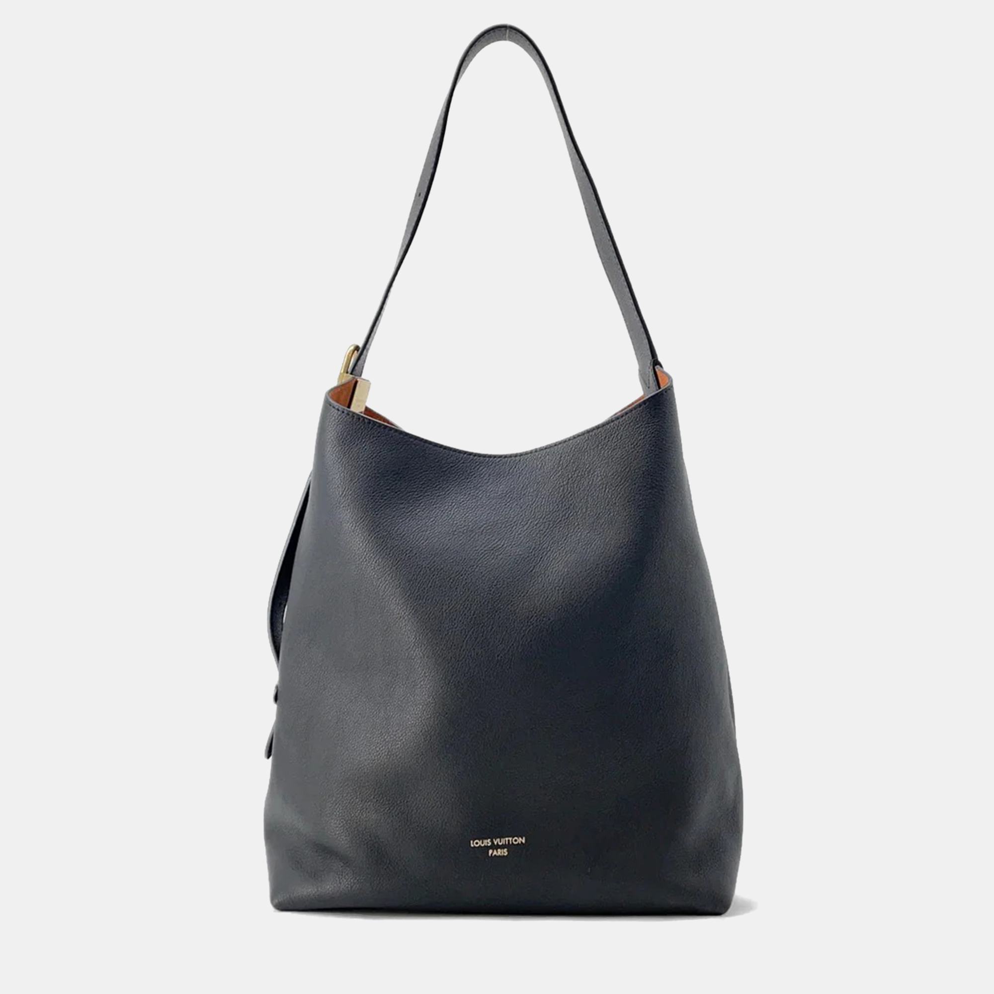 

Louis Vuitton Lowkey Hobo MM Noir Grained Calf Leather Bag, Black