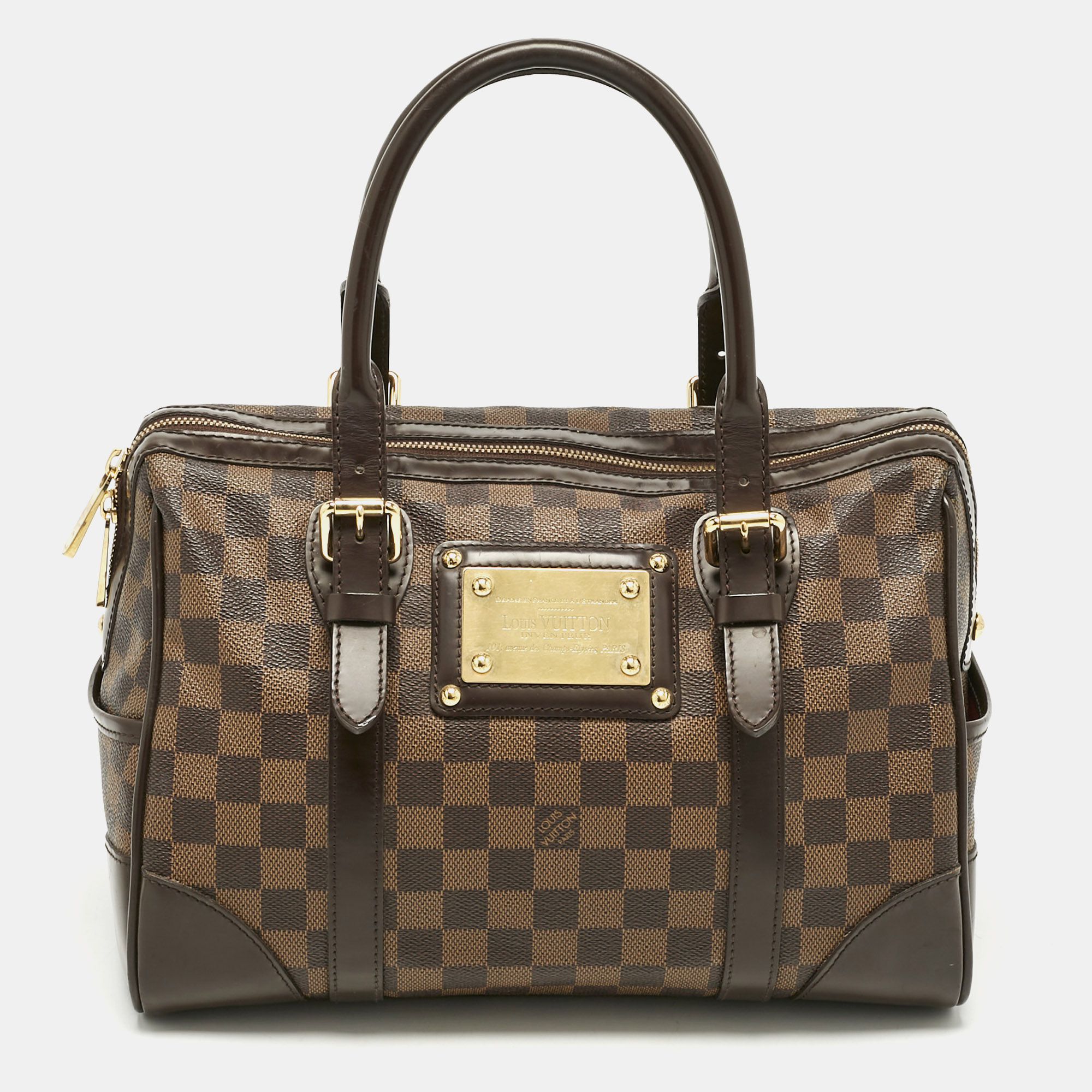 

Louis Vuitton Damier Ebene Canvas Berkeley Bag, Brown