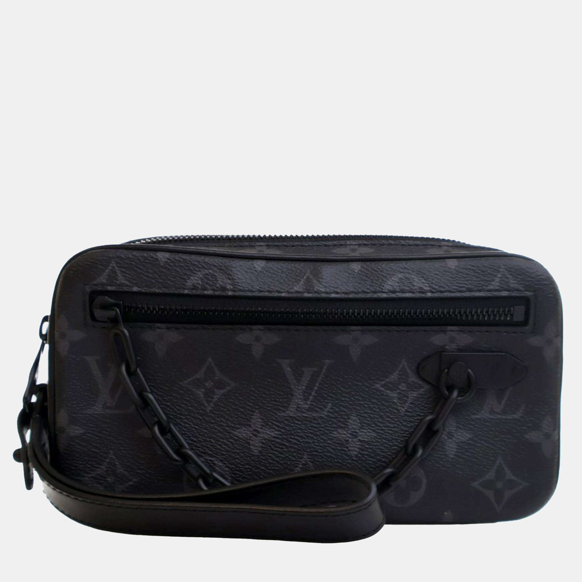 

Louis Vuitton Black Monogram Eclipse Pochette Volga
