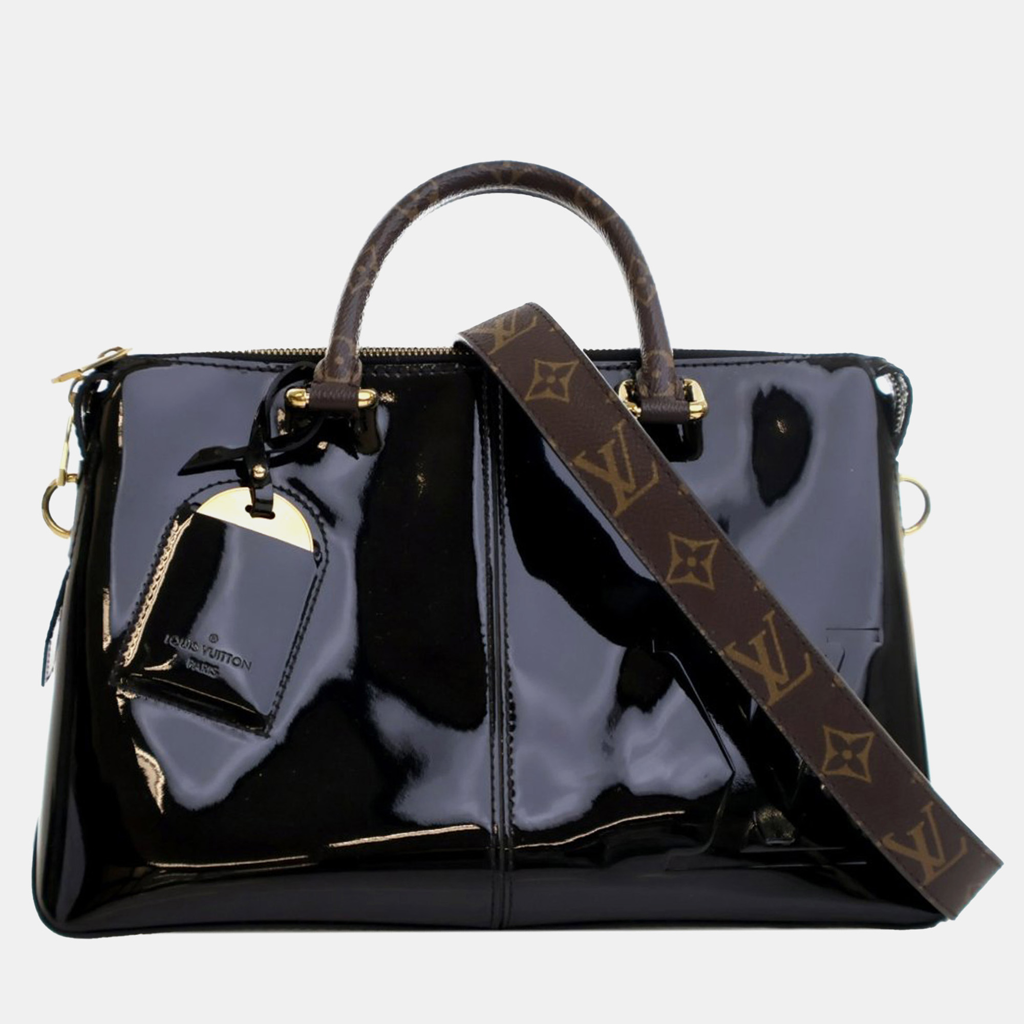 

Louis Vuitton Black Vernis Miroir Tote