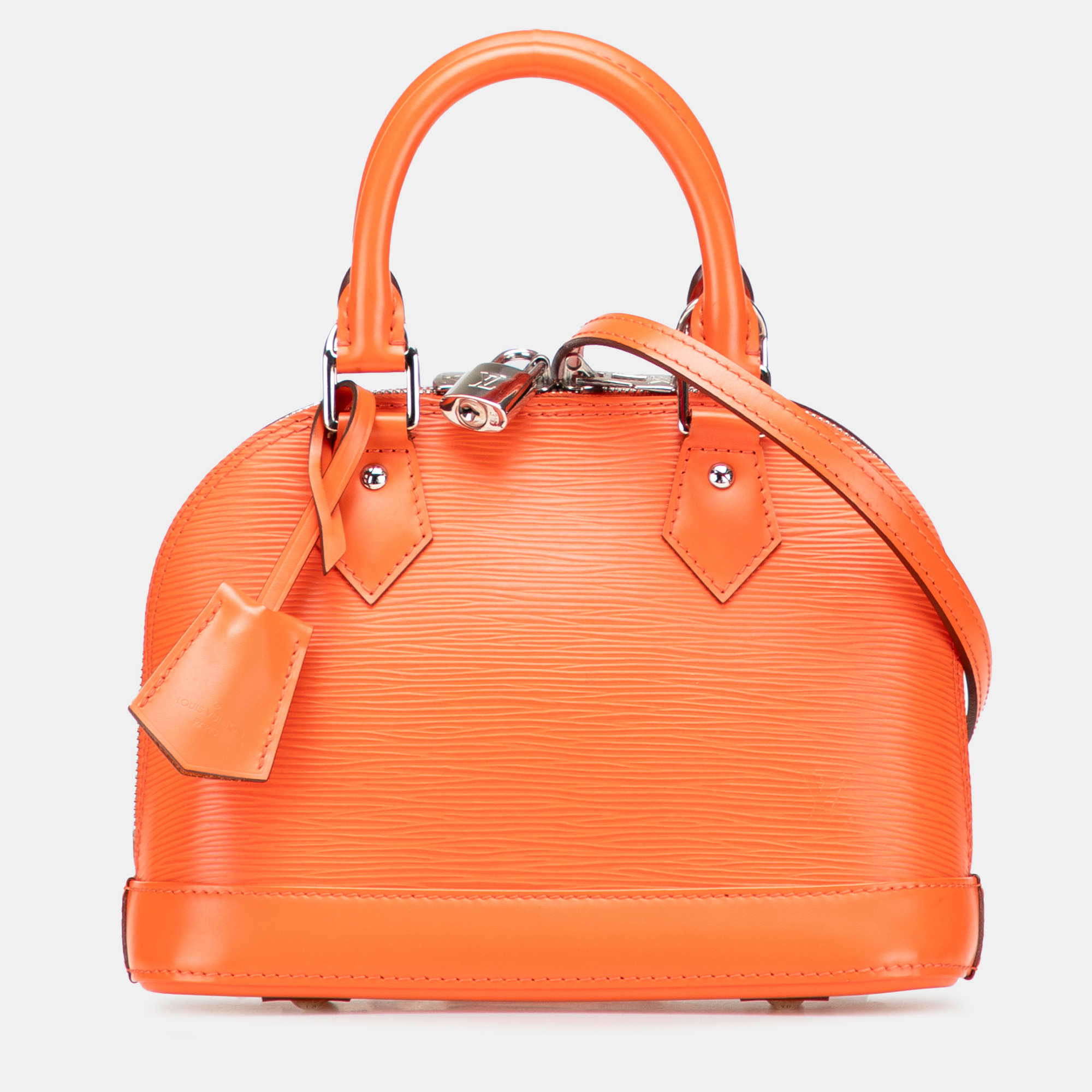 

Louis Vuitton Orange Epi Alma BB Bag