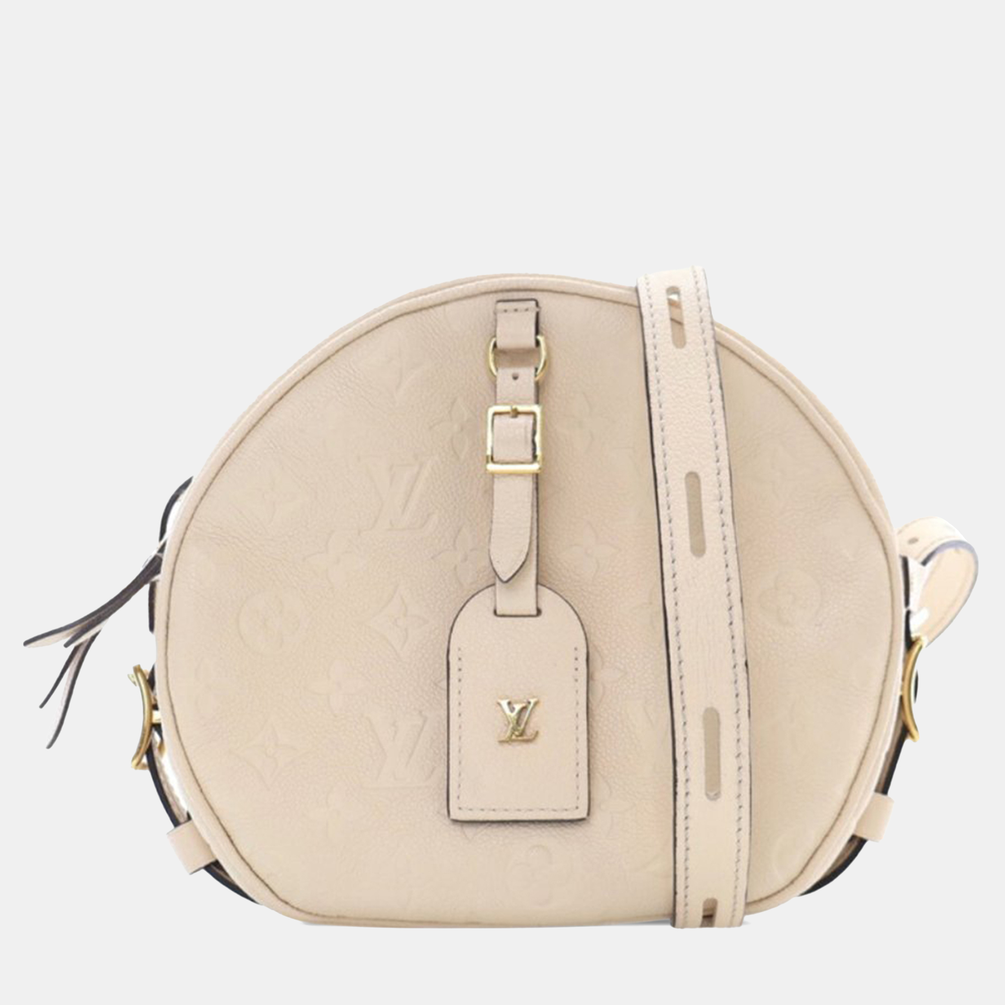 

Louis Vuitton Beige Monogram Empreinte Boite Chapeaux Souple MM