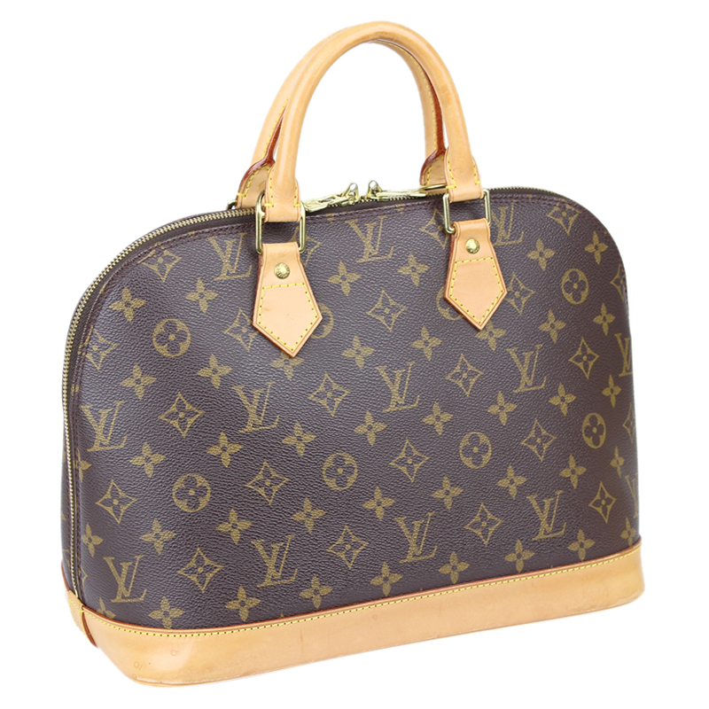 

Louis Vuitton Monogram Canvas Alma PM Bag, Brown