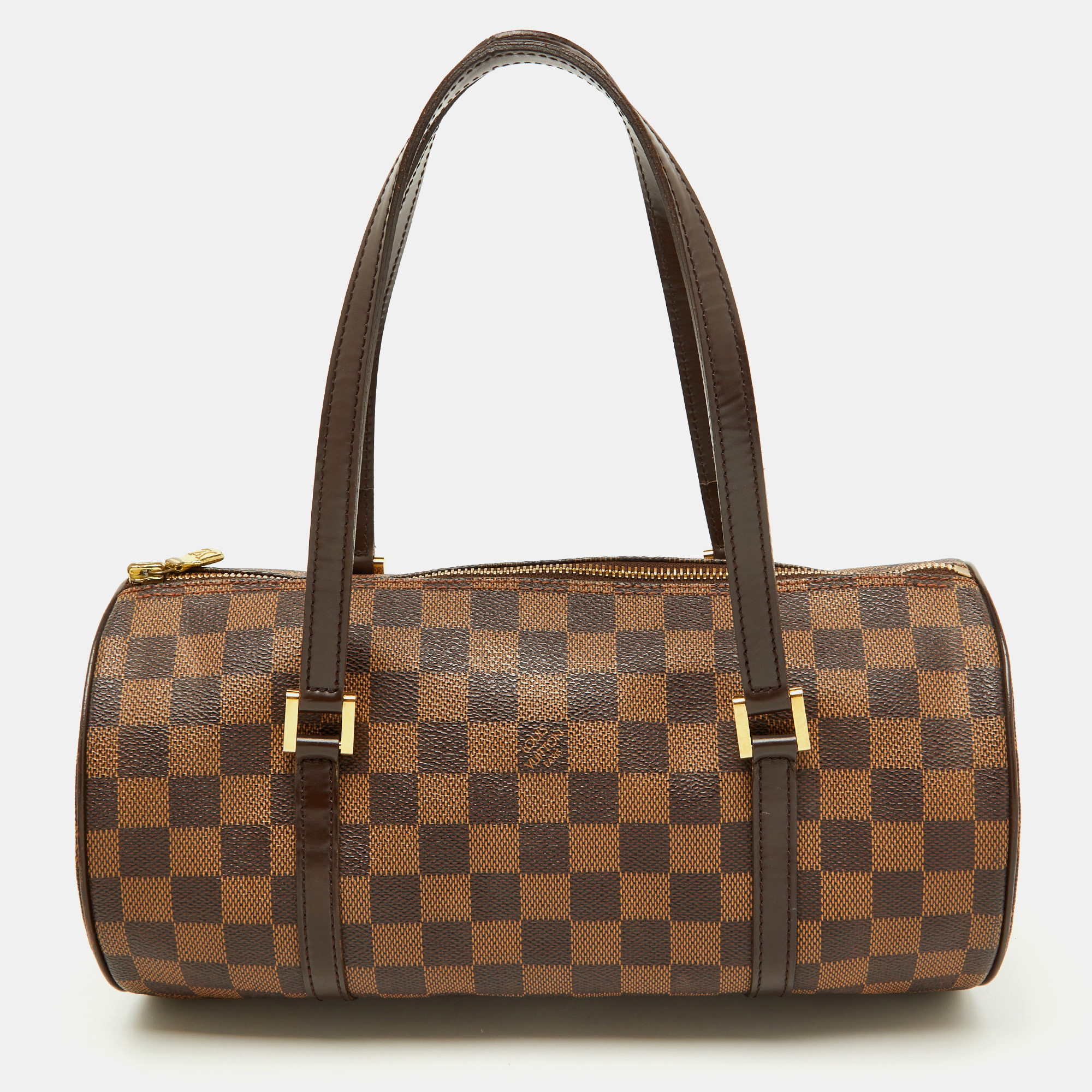 

Louis Vuitton Damier Ebene Canvas Papillon 30 Bag, Brown