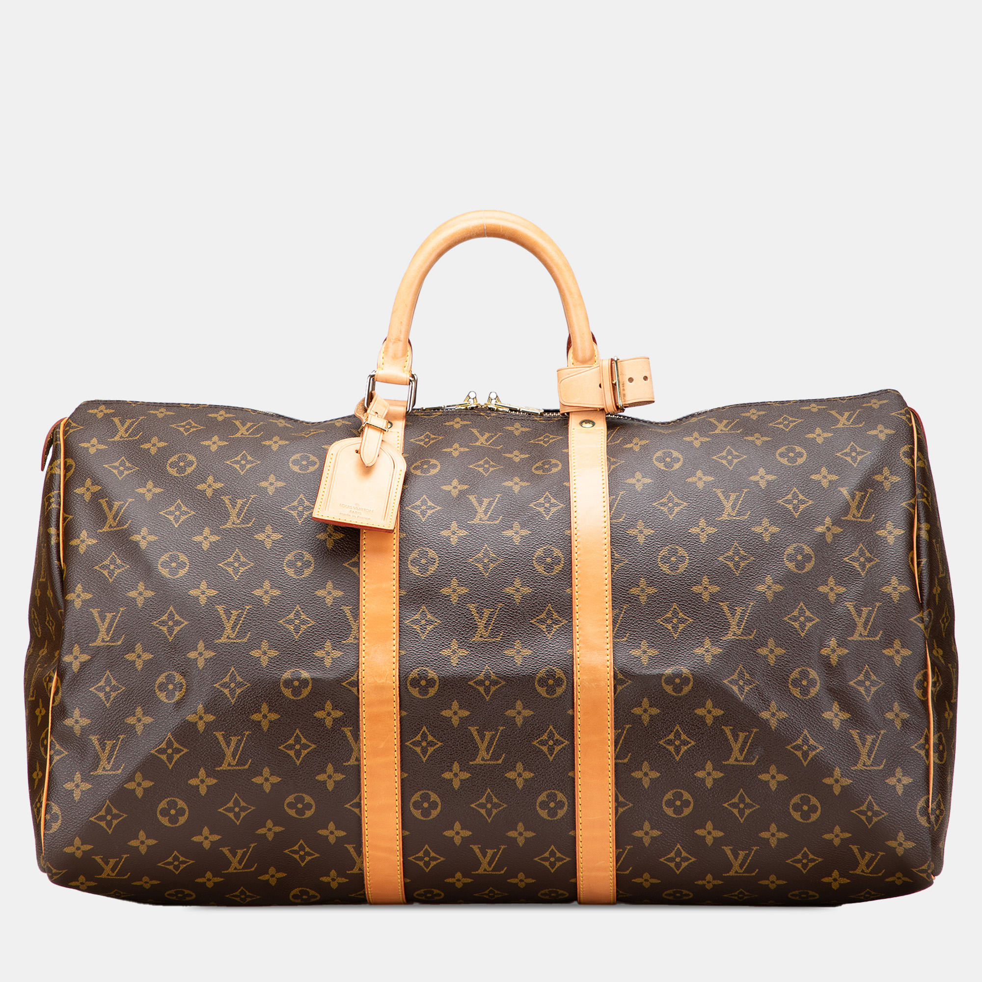 

Louis Vuitton Brown Monogram Keepall 55
