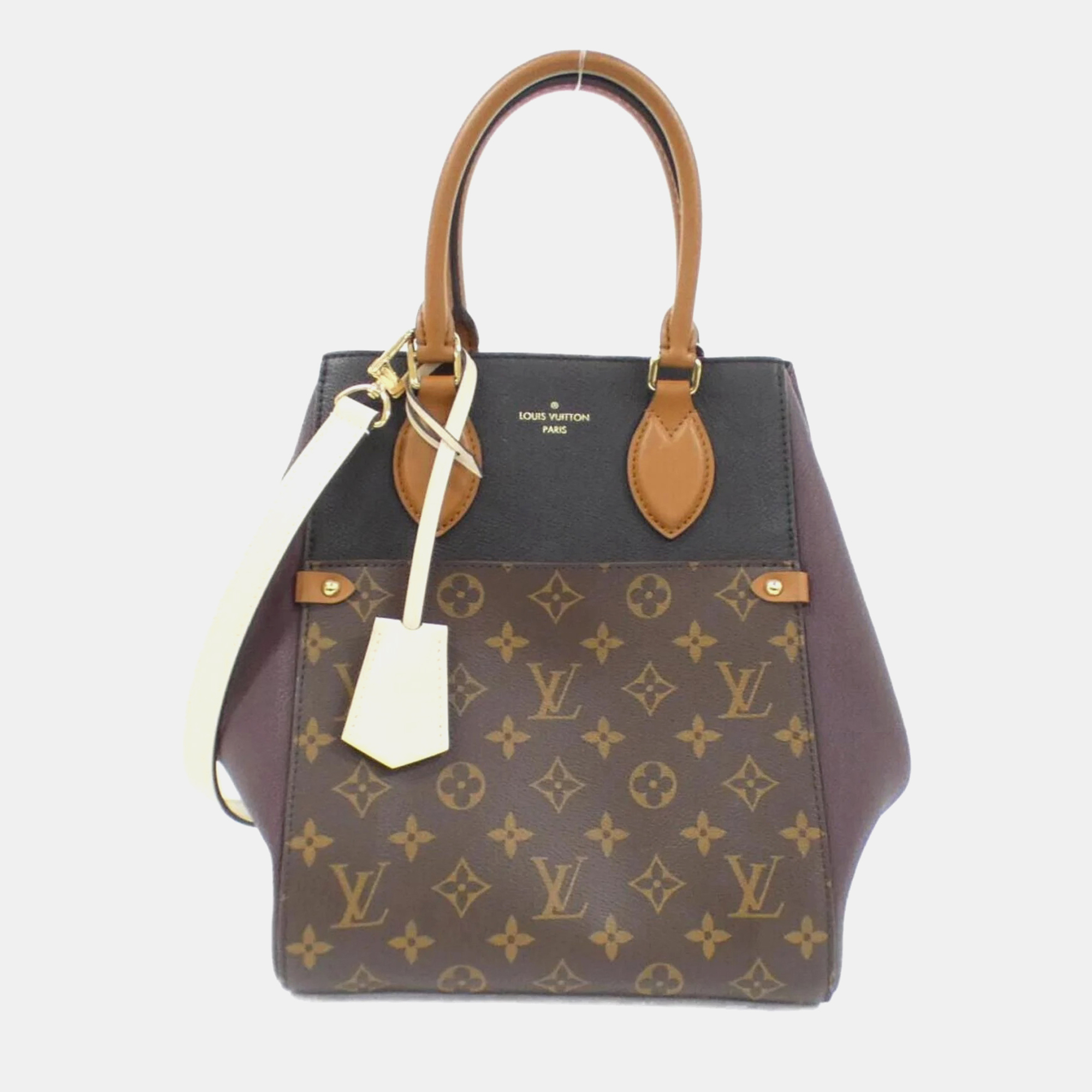 

Louis Vuitton Fold Tote MM Monogram Coated Canvas Tote Bag, Multicolor