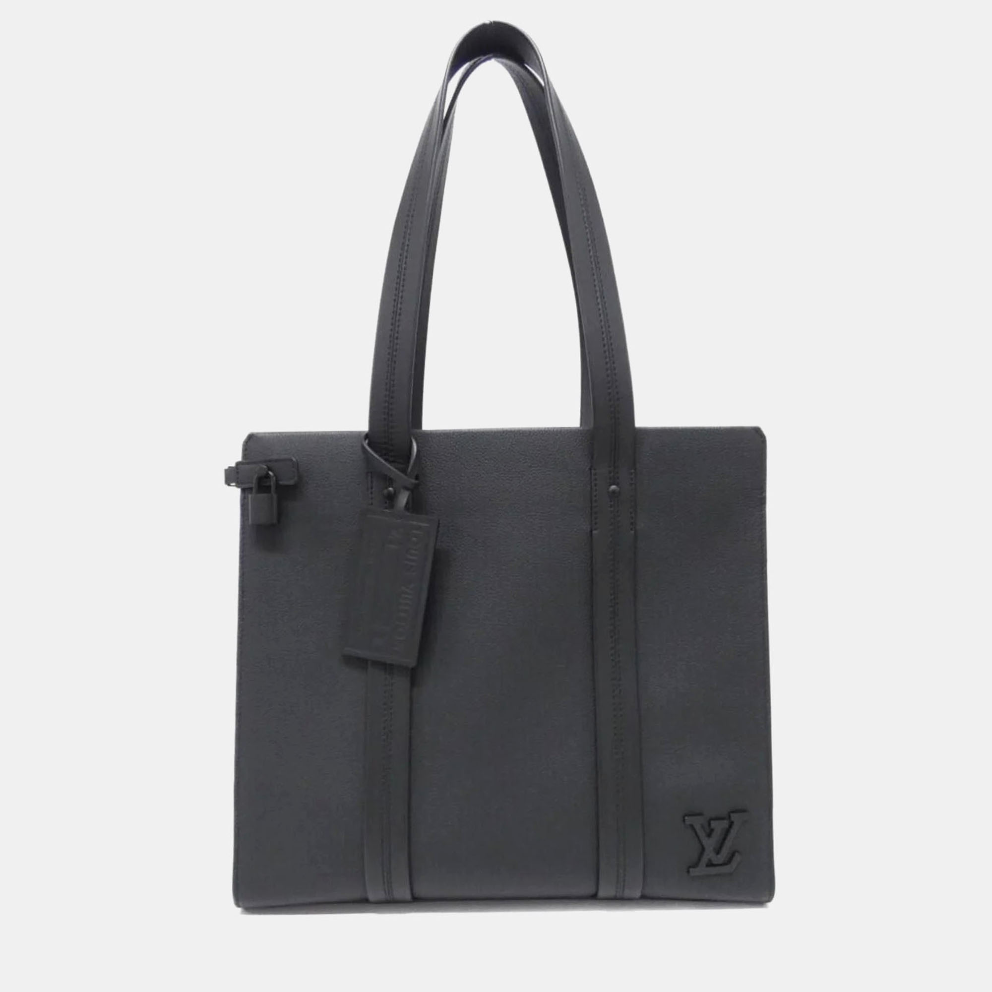 

Louis Vuitton Lv Aerogram Take Off Tote Handbag, Black