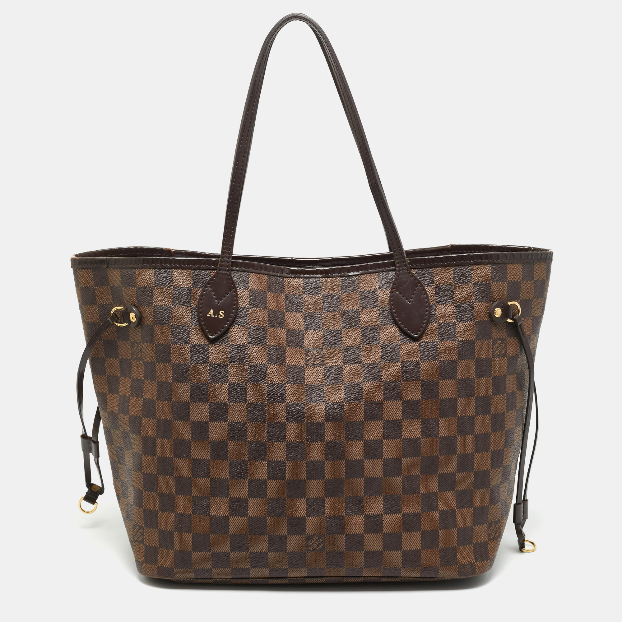

Louis Vuitton Damier Ebene Canvas Neverfull MM Bag, Brown