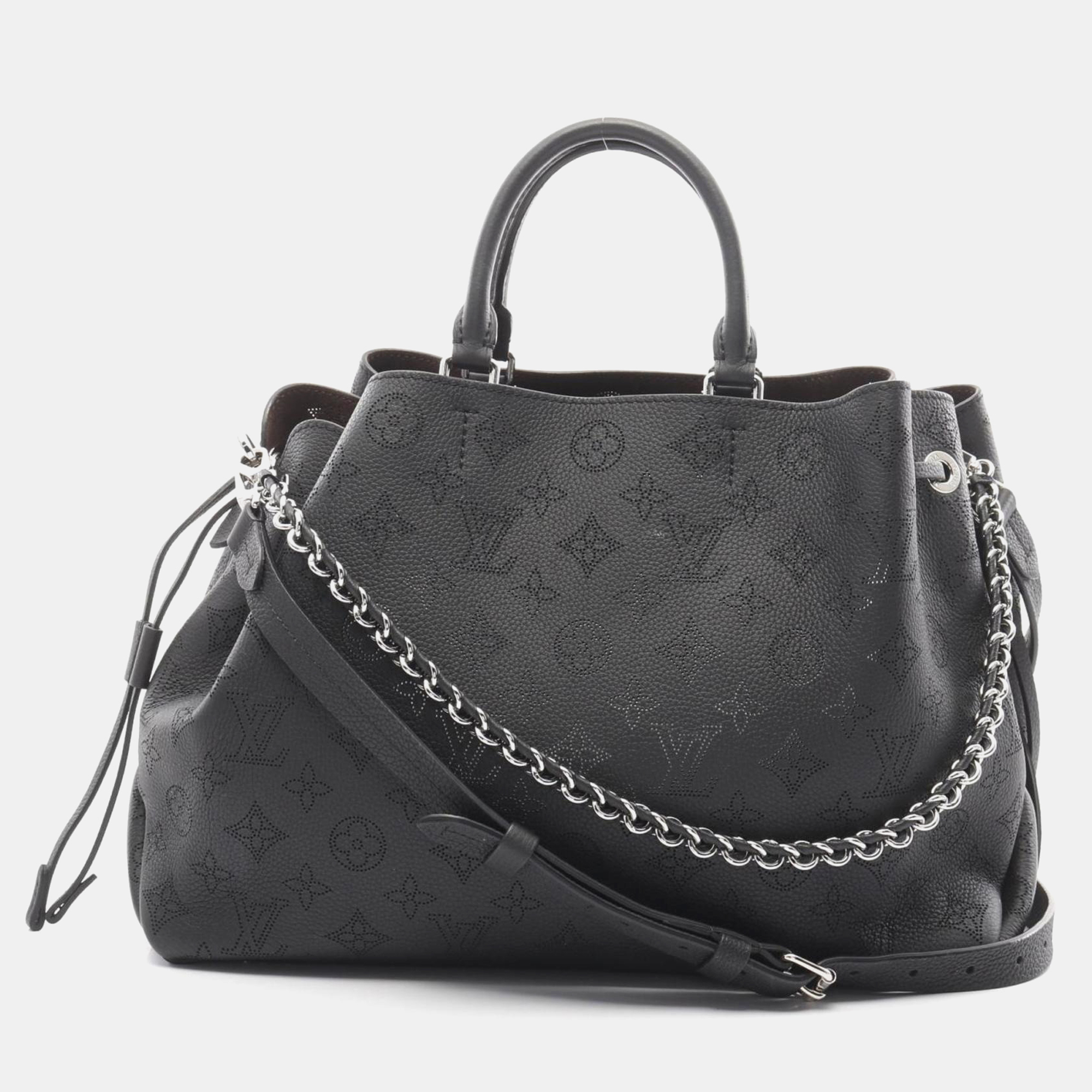 

Louis Vuitton Bella Tote Bag Leather Mahina Black