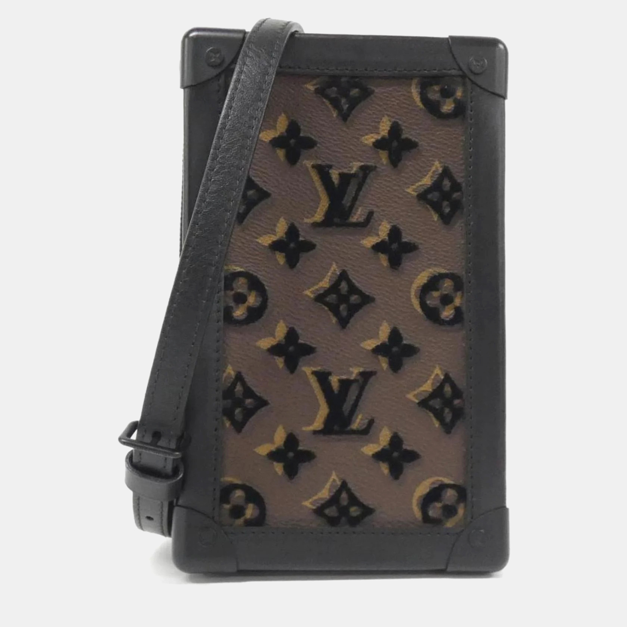

Louis Vuitton Tuffetage Vertical Soft Trunk Black Monogram Canvas Shoulder Bag