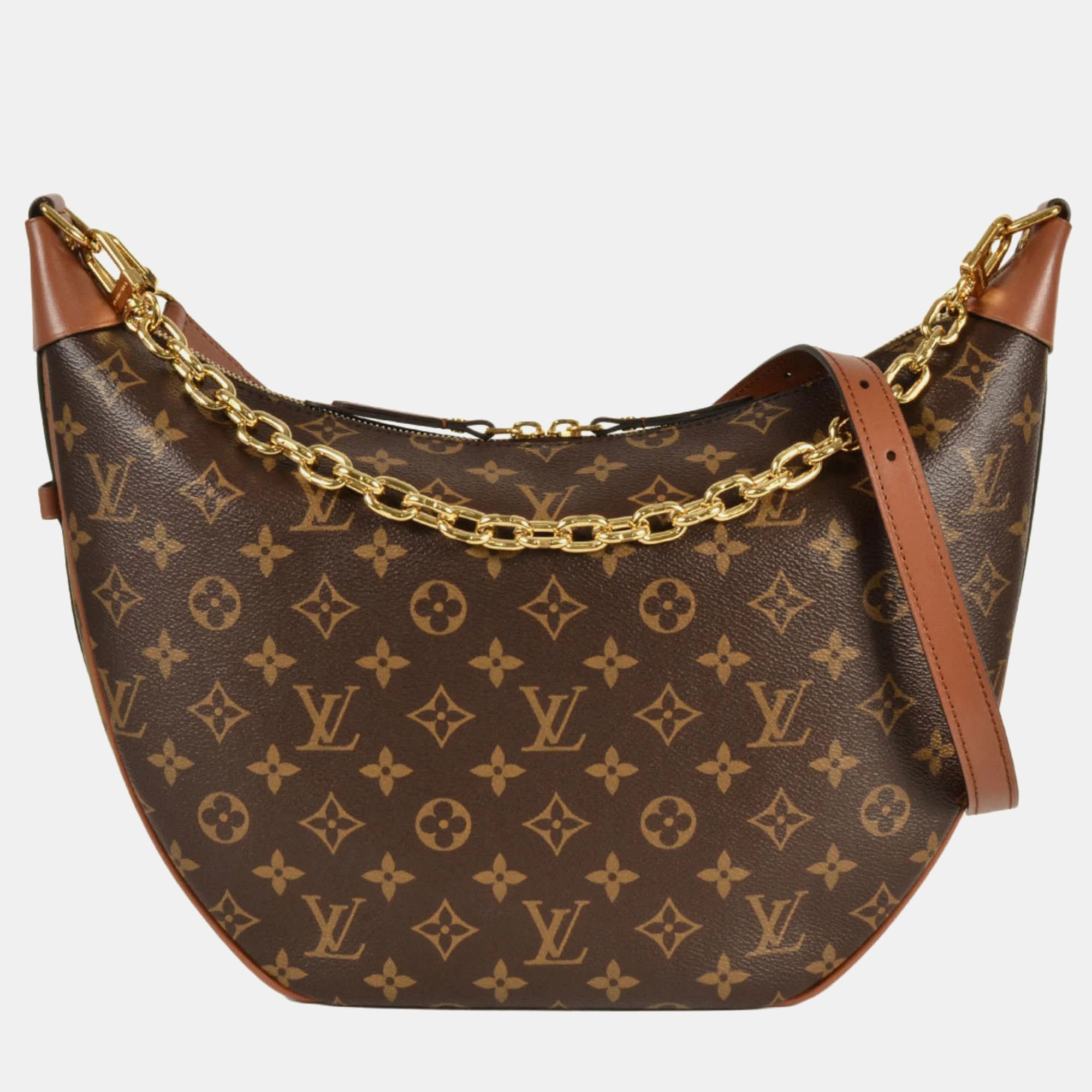 

Louis Vuitton Loop Hobo Shoulder Bag Monogram Reverse Canvas, Brown