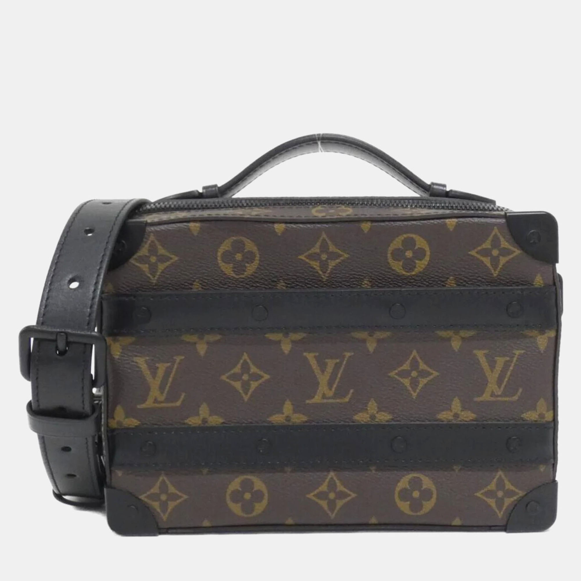 

Louis Vuitton Monogram Macassar Handle Soft Trunk Shoulder Bag, Brown