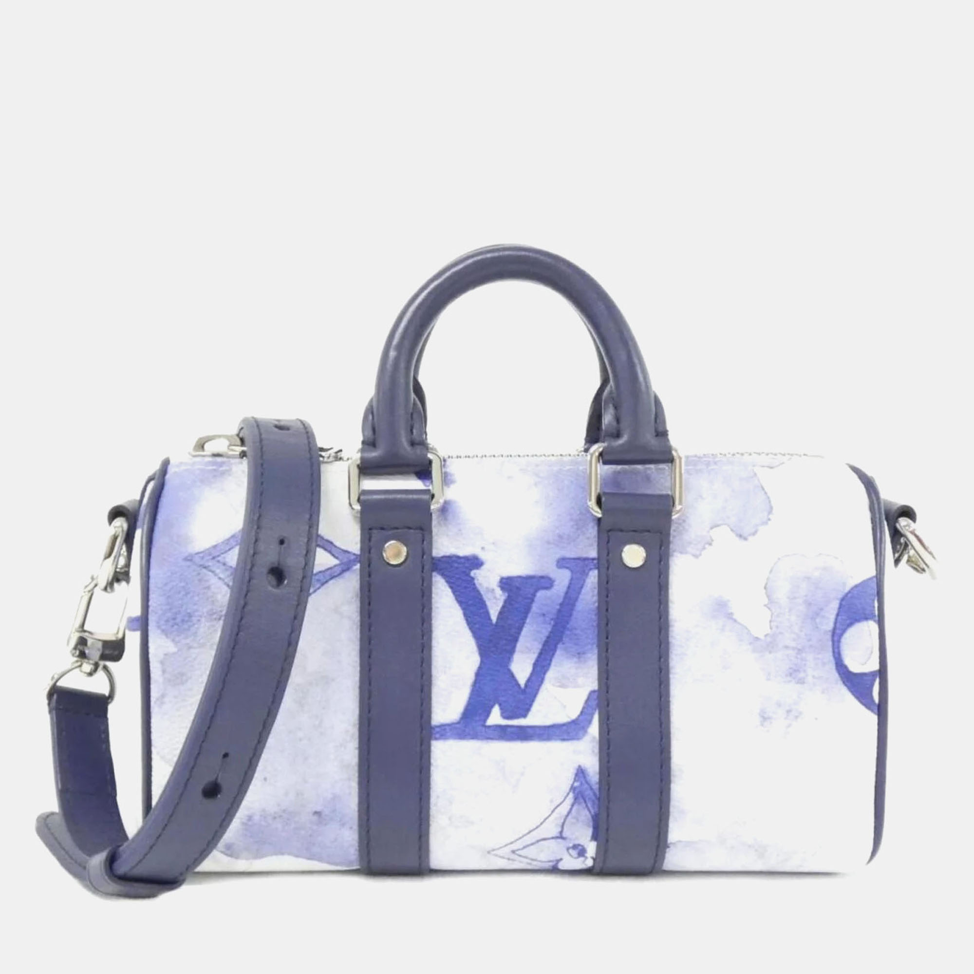 

Louis Vuitton Watercolor Monogram Keepall  Boston Bag, Blue