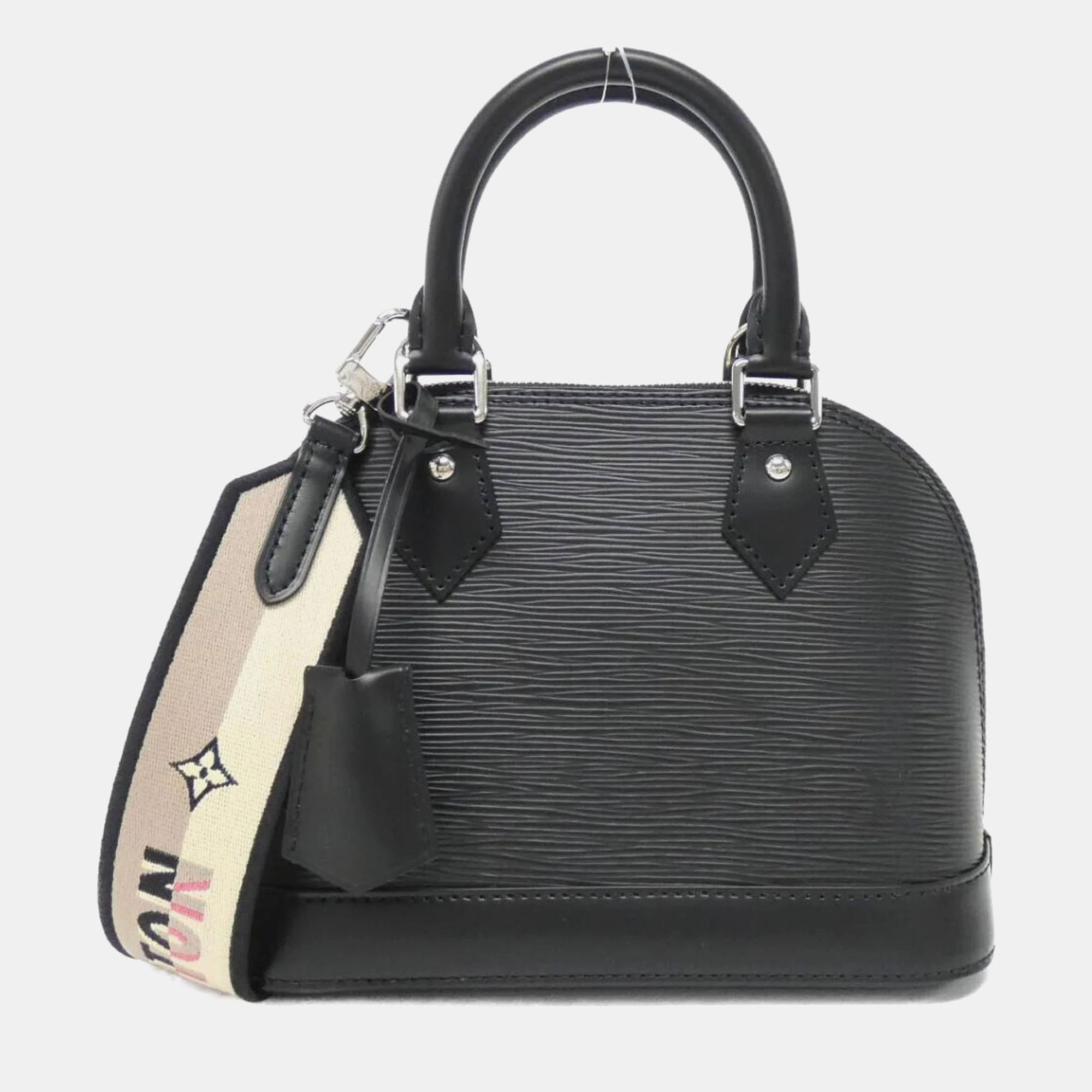 

Louis Vuitton Epi Alma Bb Handbag, Black
