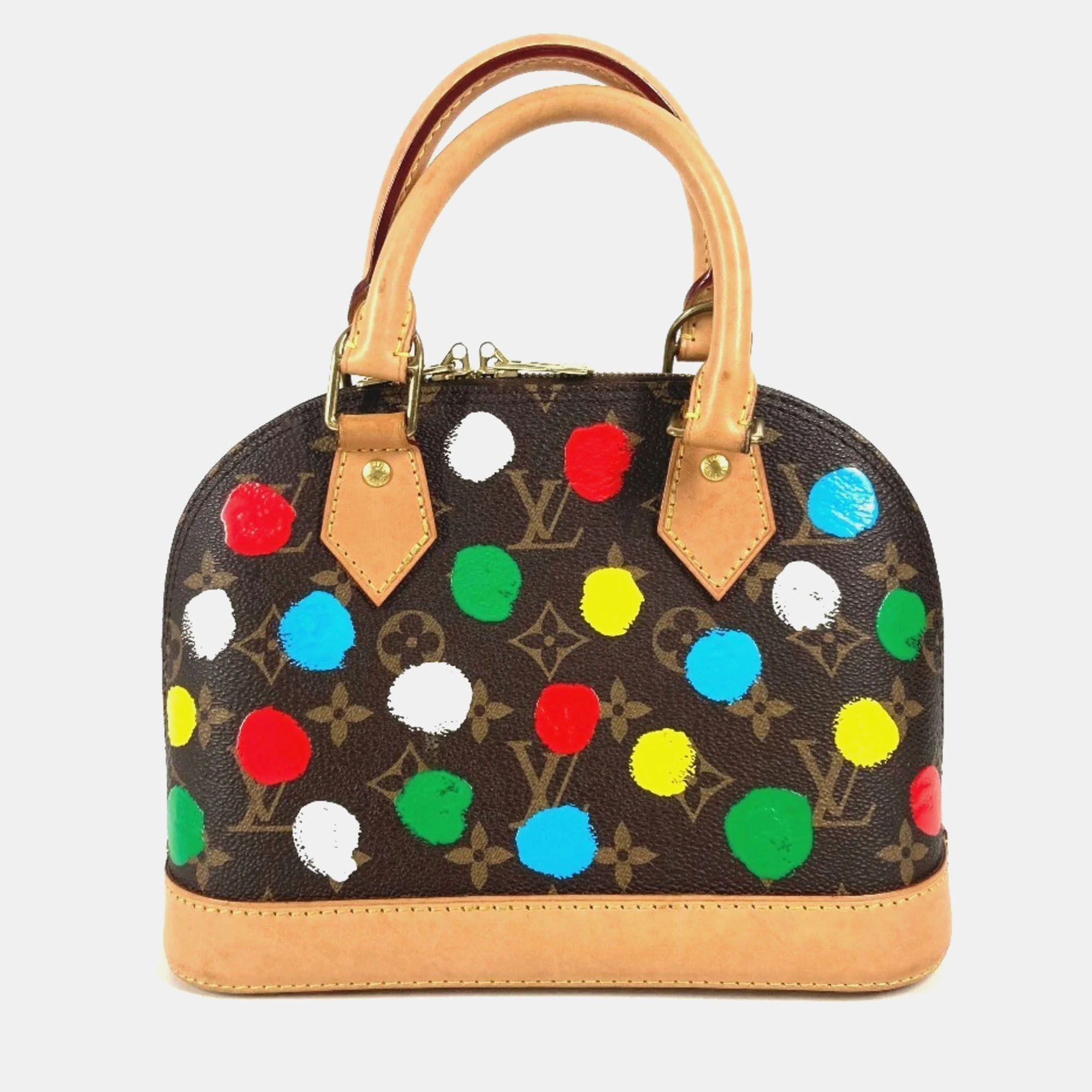 

Louis Vuitton Alma BB LV x YK Brown Canvas Crossbody Handbag