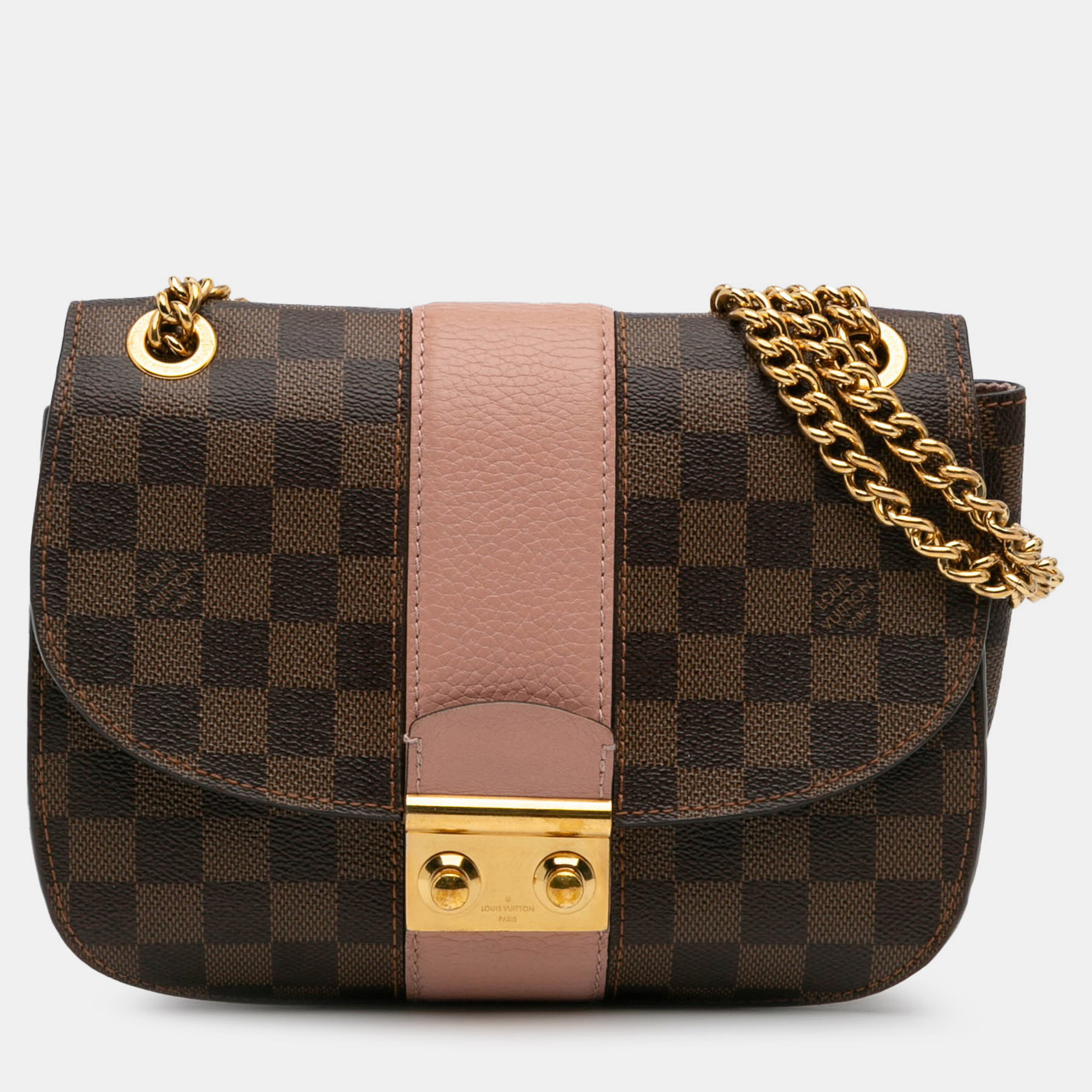 

Louis Vuitton Brown Damier Ebene Cuir Taurillon Wight