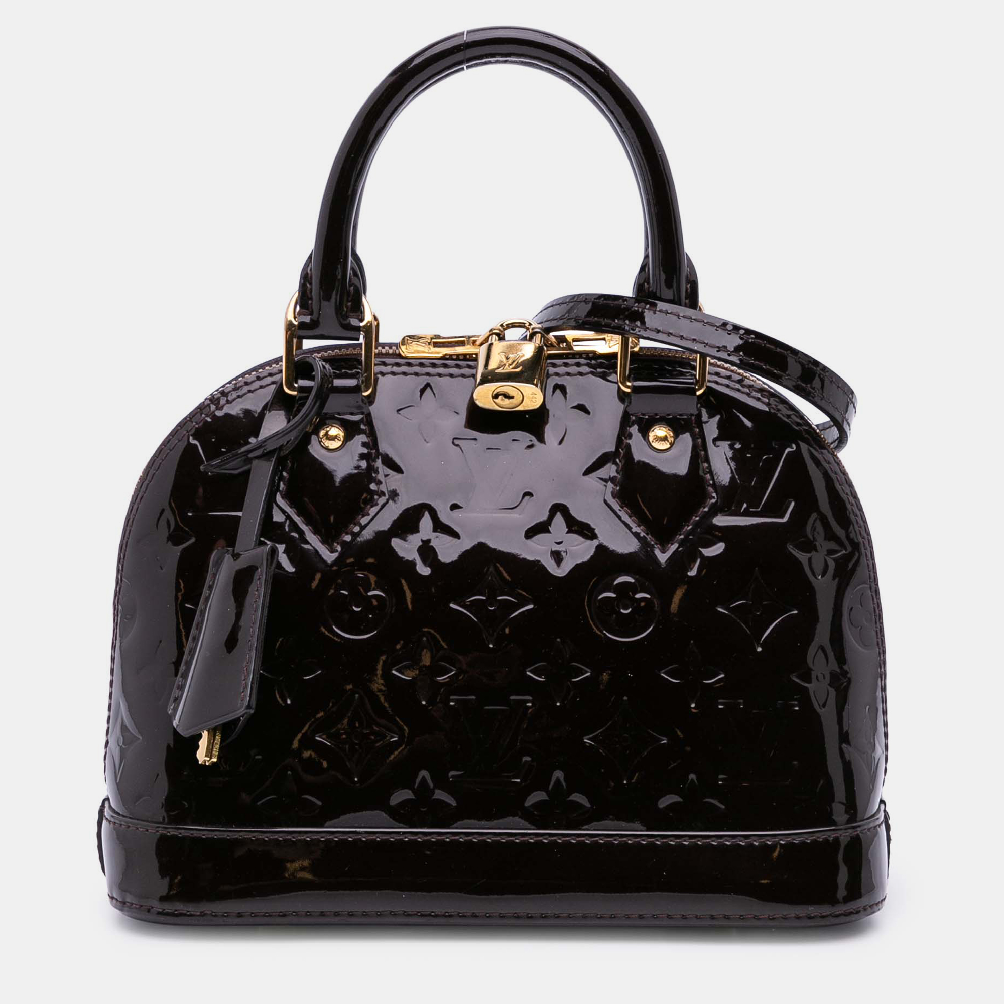 

Louis Vuitton Purple Monogram Vernis Alma BB
