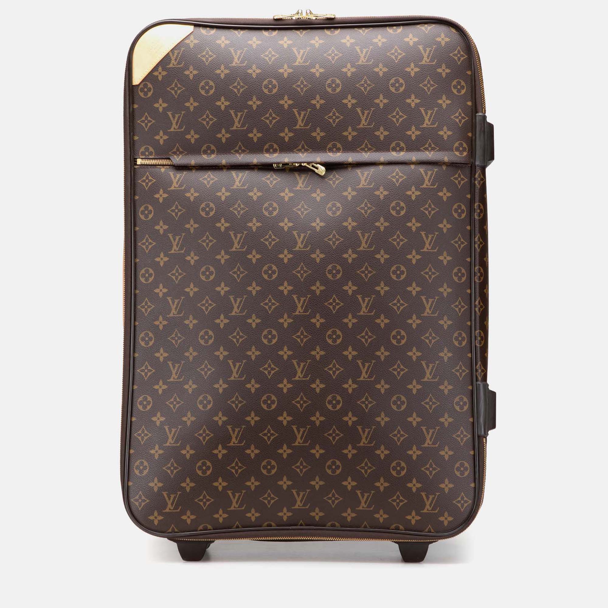 

Louis Vuitton Brown Monogram Pegase 70