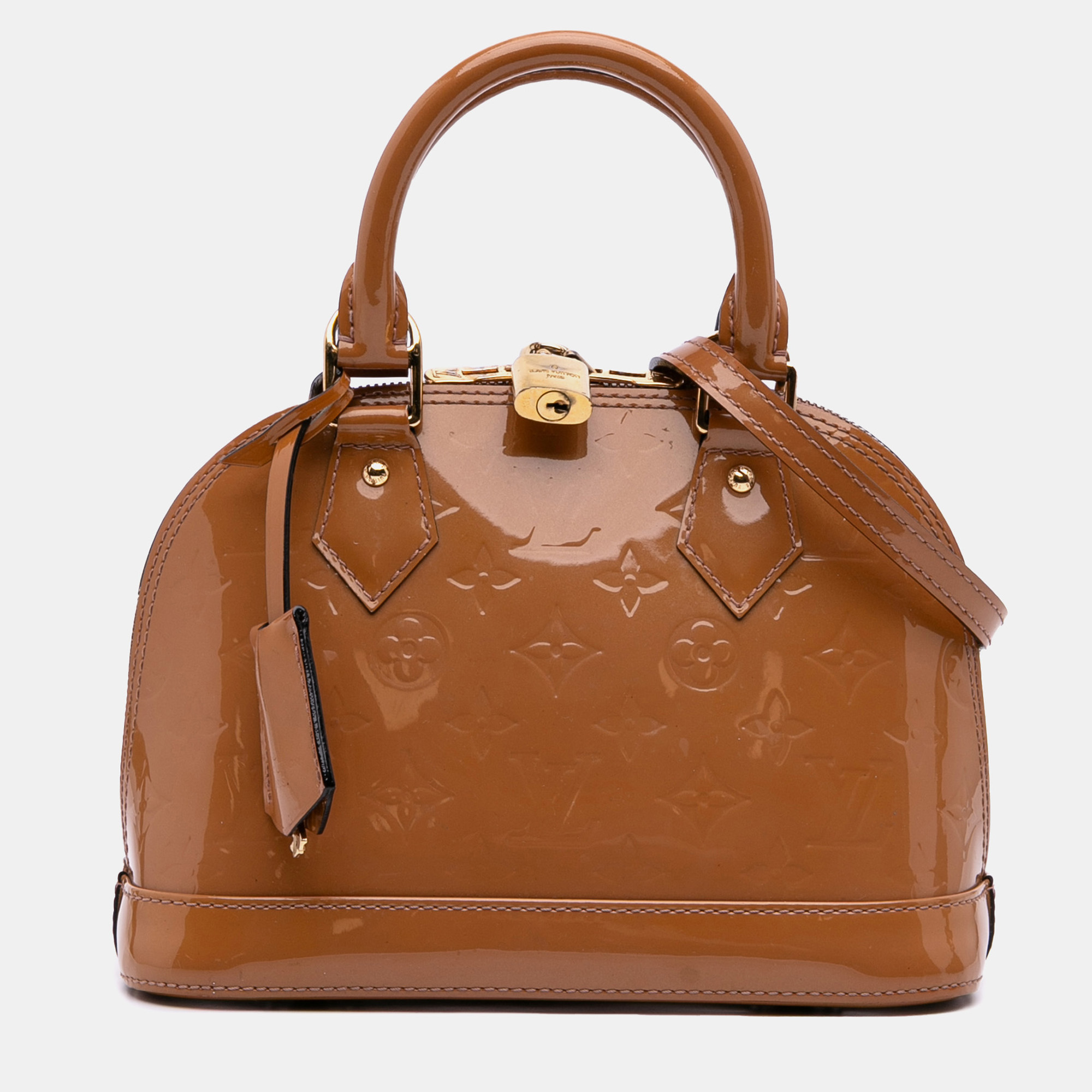 

Louis Vuitton Brown Monogram Vernis Alma BB Bag