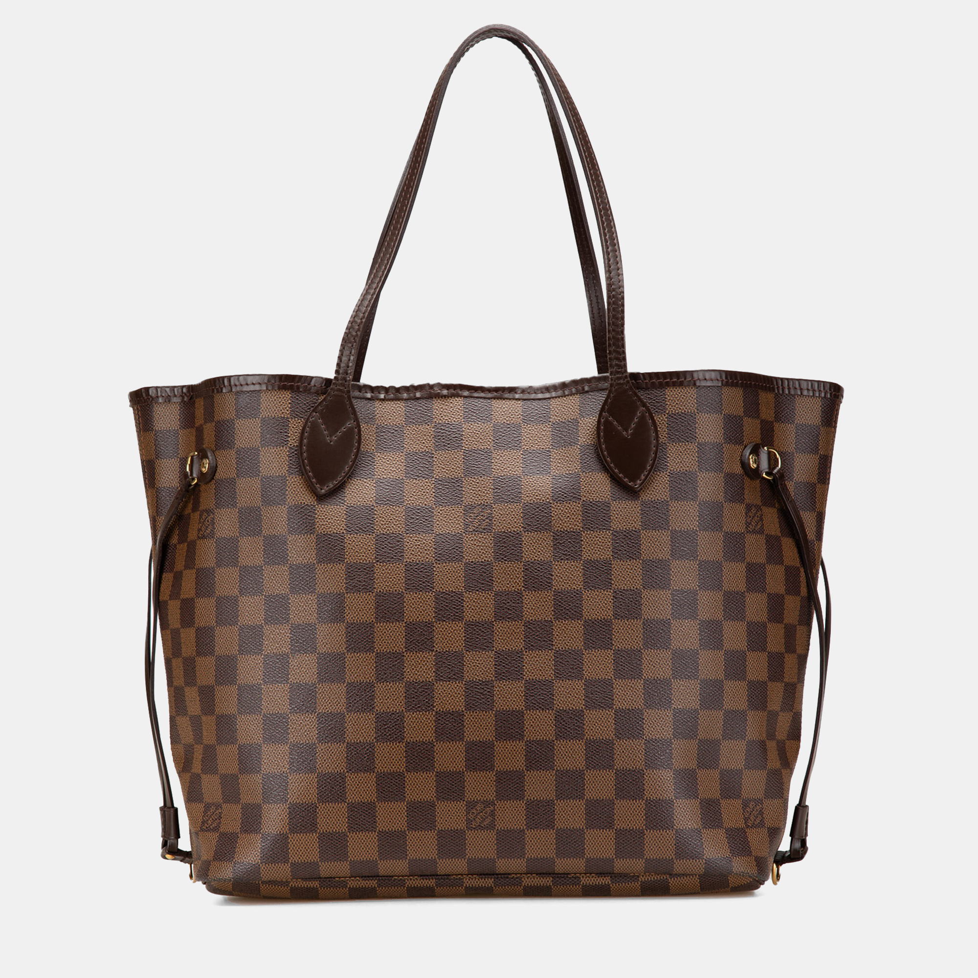 

Louis Vuitton Brown Damier Ebene Neverfull MM Bag