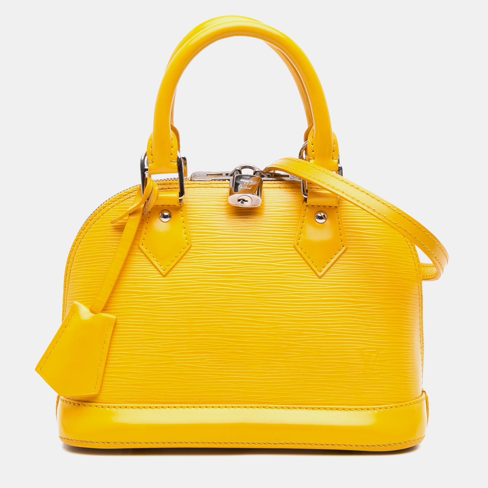 

Louis Vuitton Yellow Epi Alma BB Bag
