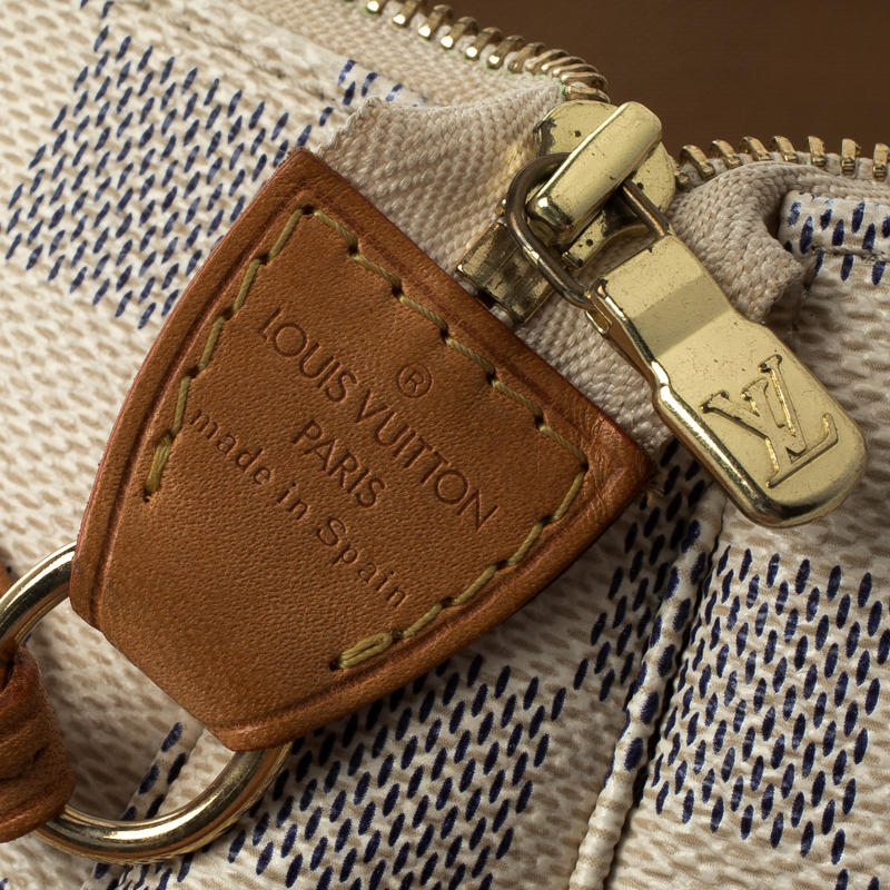 Louis Vuitton Pochette Accessoires Damier Azur Canvas ○ Labellov