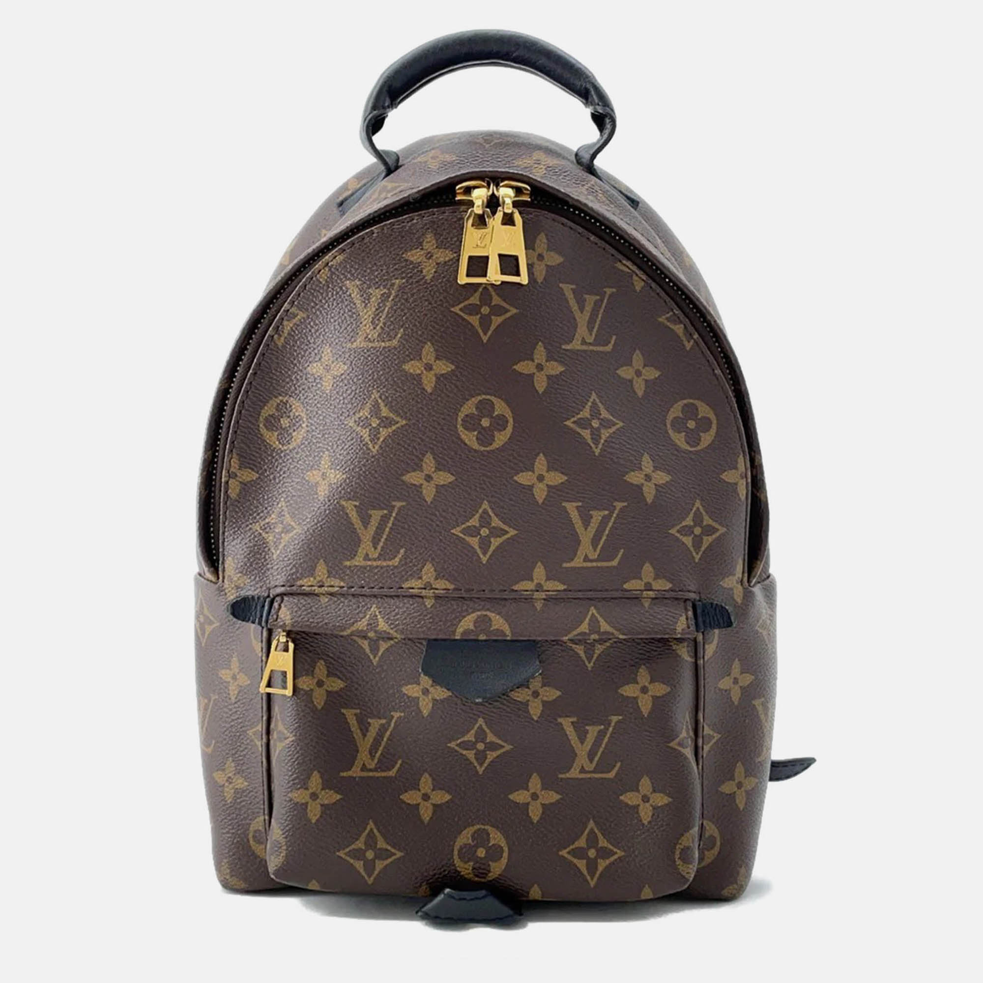 

Louis Vuitton Palm Springs Backpack Noir Monogram Size PM, Black