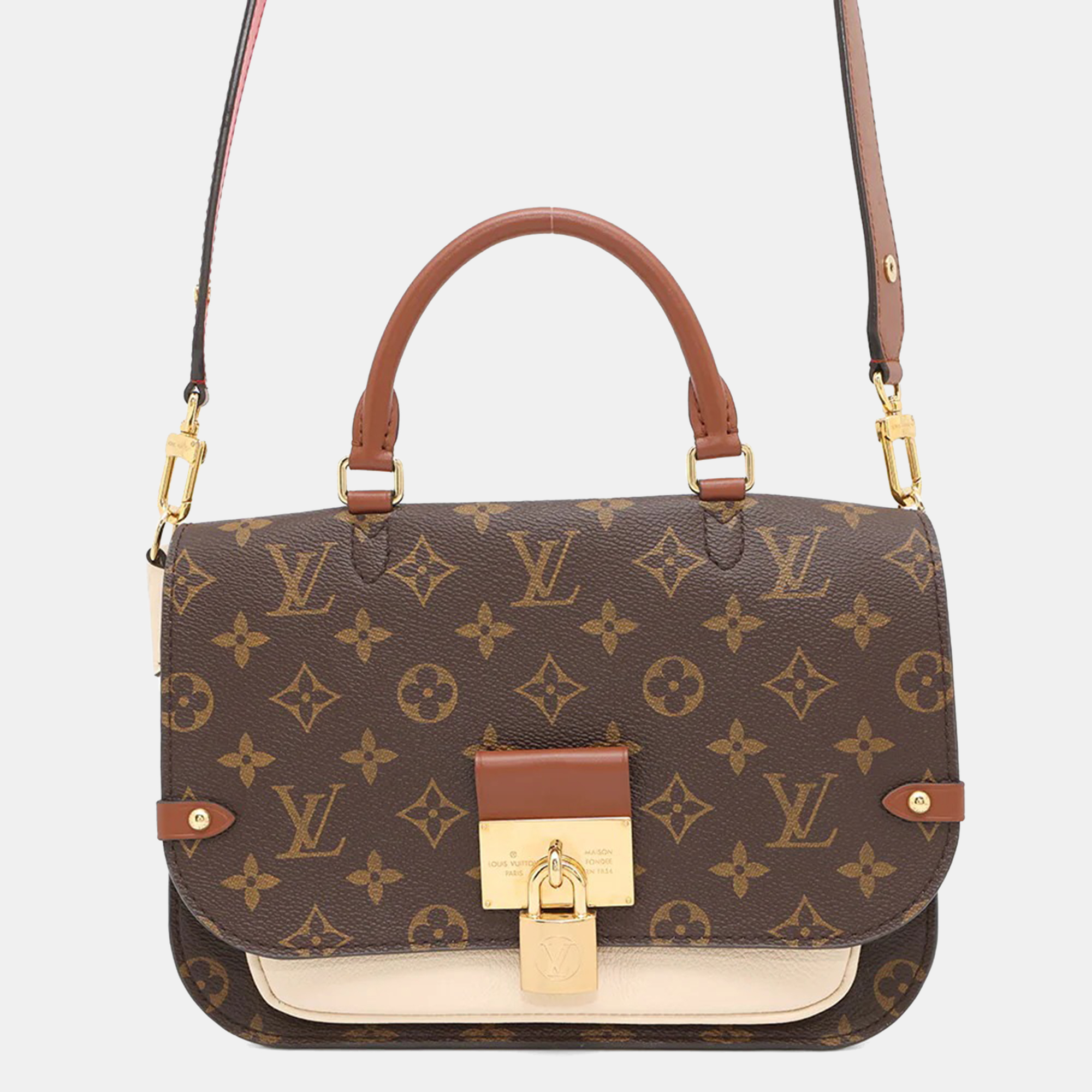 

Louis Vuitton Vosillar Claim Monogram Calf Leather Size Pm, Brown