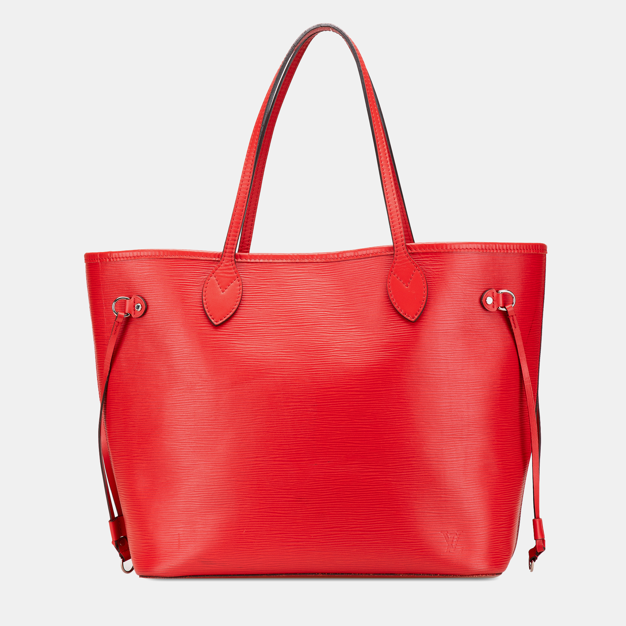 

Louis Vuitton Red Epi Neverfull MM Bag