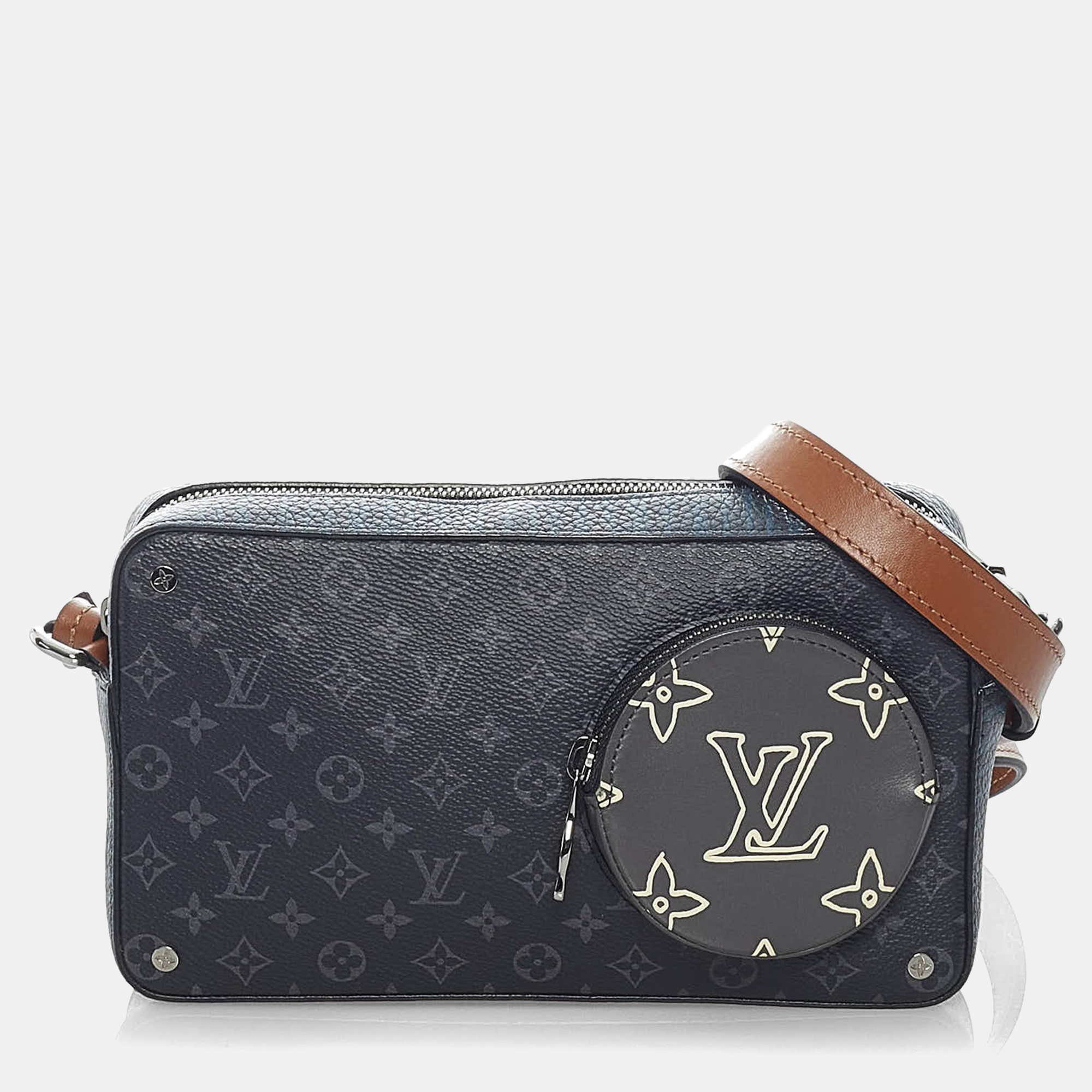 

Louis Vuitton Black Monogram Eclipse Volga on Strap