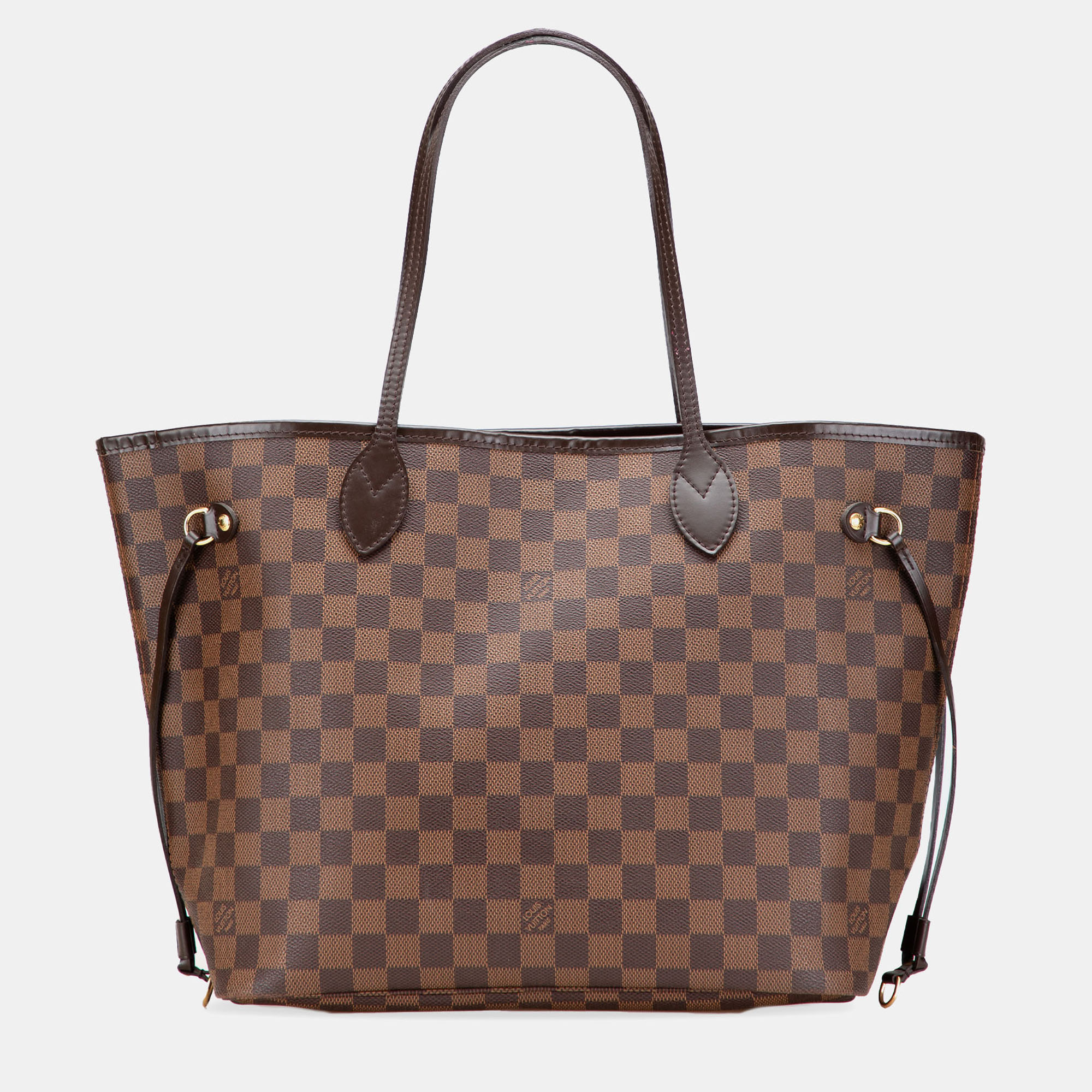 

Louis Vuitton Brown Damier Ebene Neverfull MM Bag