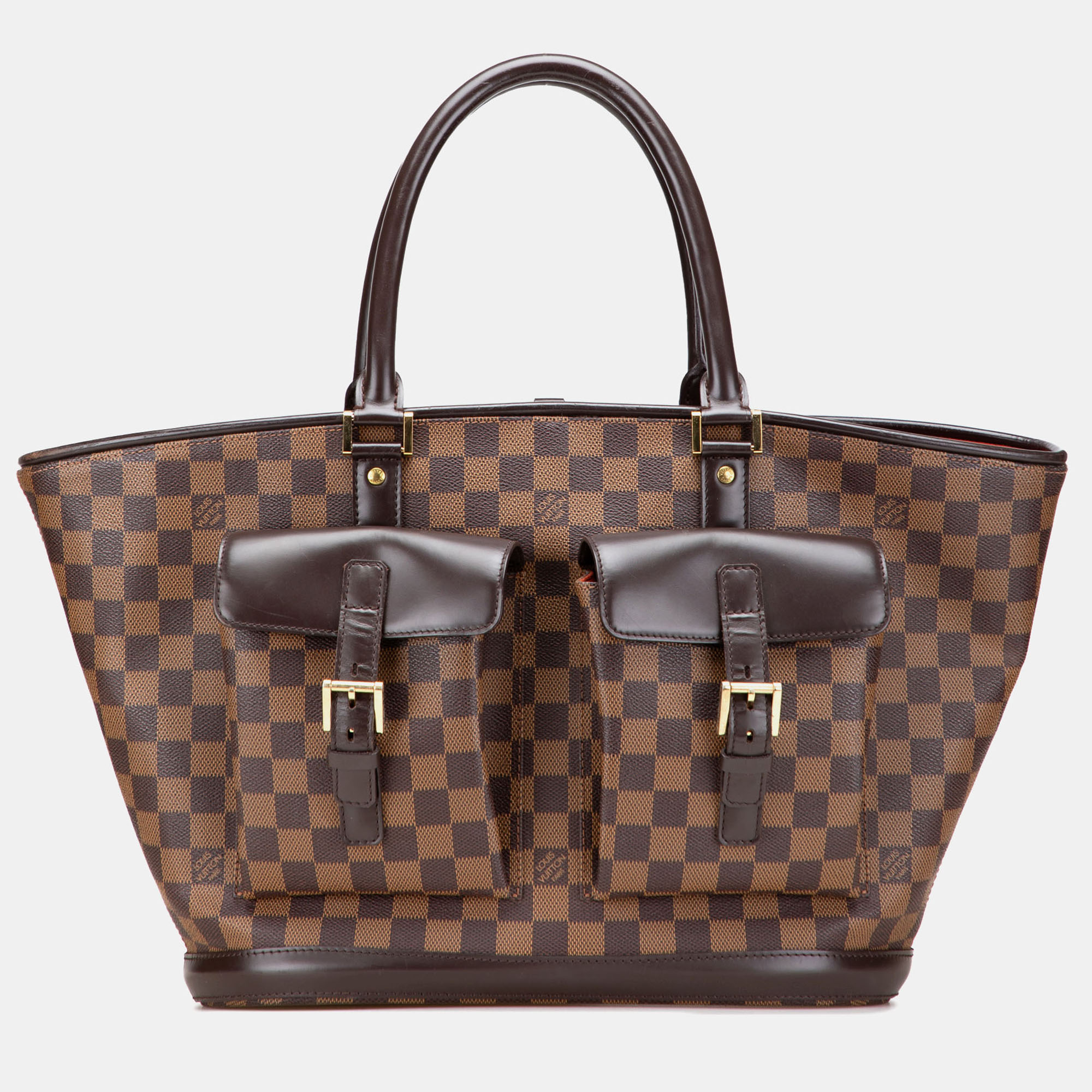 

Louis Vuitton Brown Damier Ebene Manosque GM Bag
