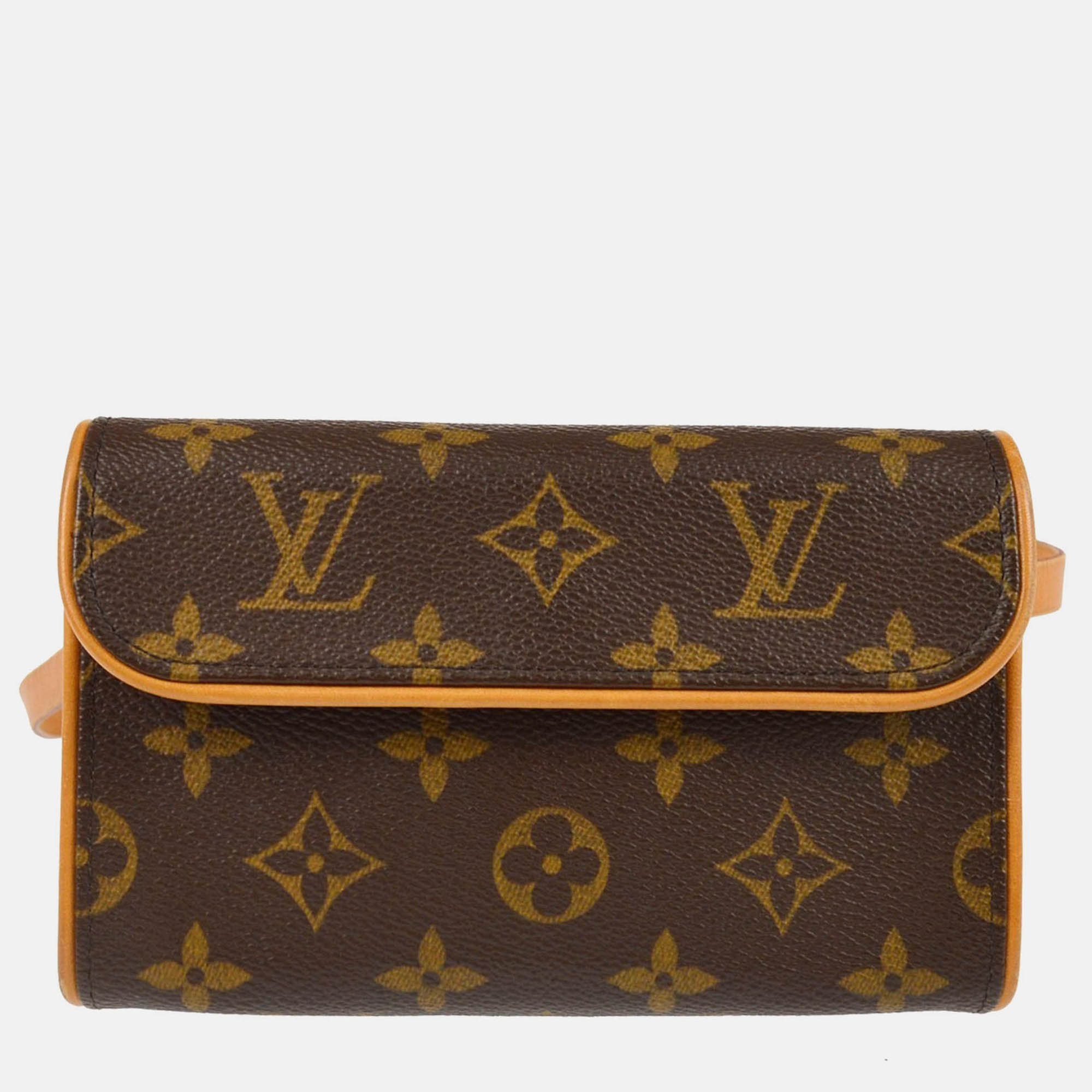 

Louis Vuitton Pochette Florentine  Brown Monogram Canvas Bum Bag
