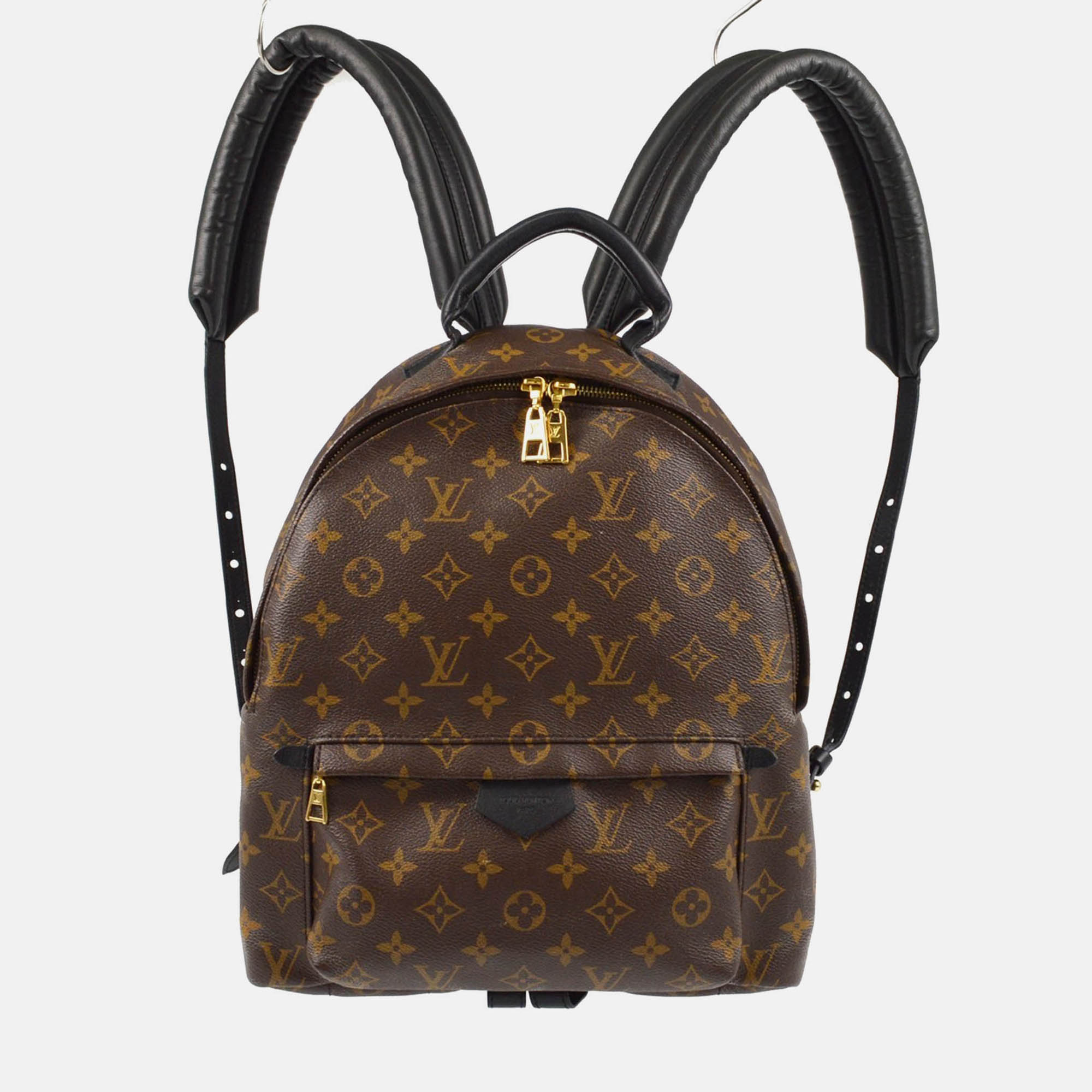 

Louis Vuitton Monogram Palm Springs MM Backpack, Black