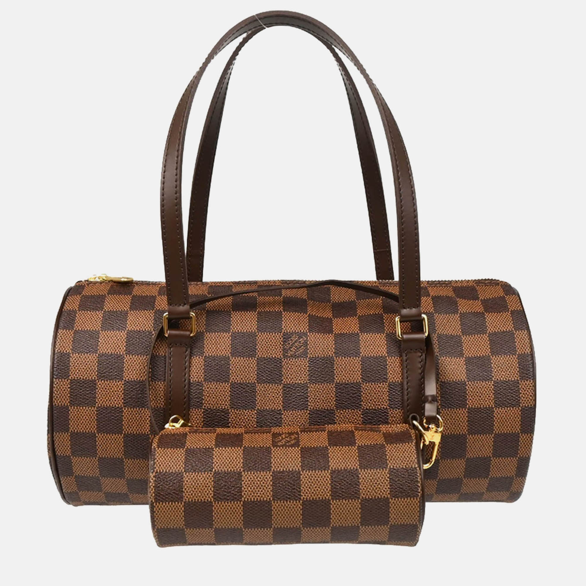 

Louis Vuitton Papillon 30 Damier Ebene Canvas Handbag, Brown