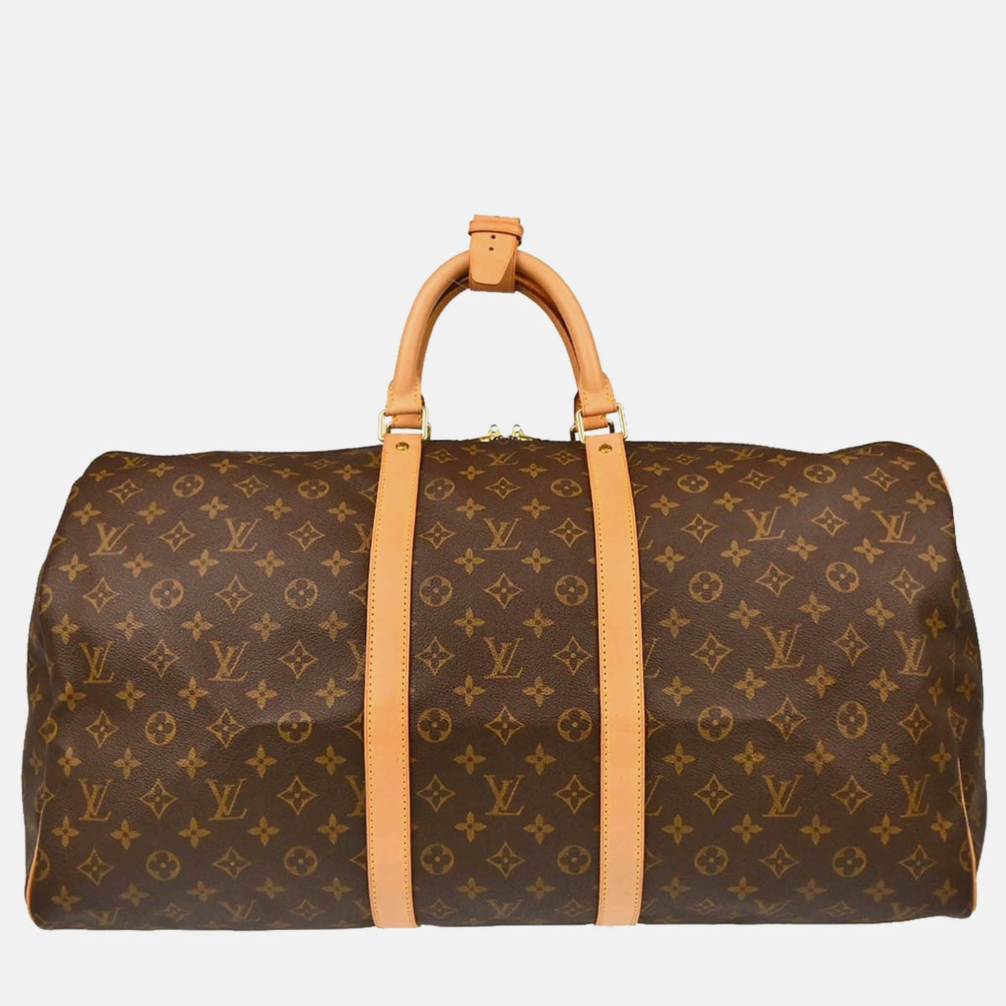 

Louis Vuitton Keepall 55 Monogram Canvas Travel Duffle Bag, Brown
