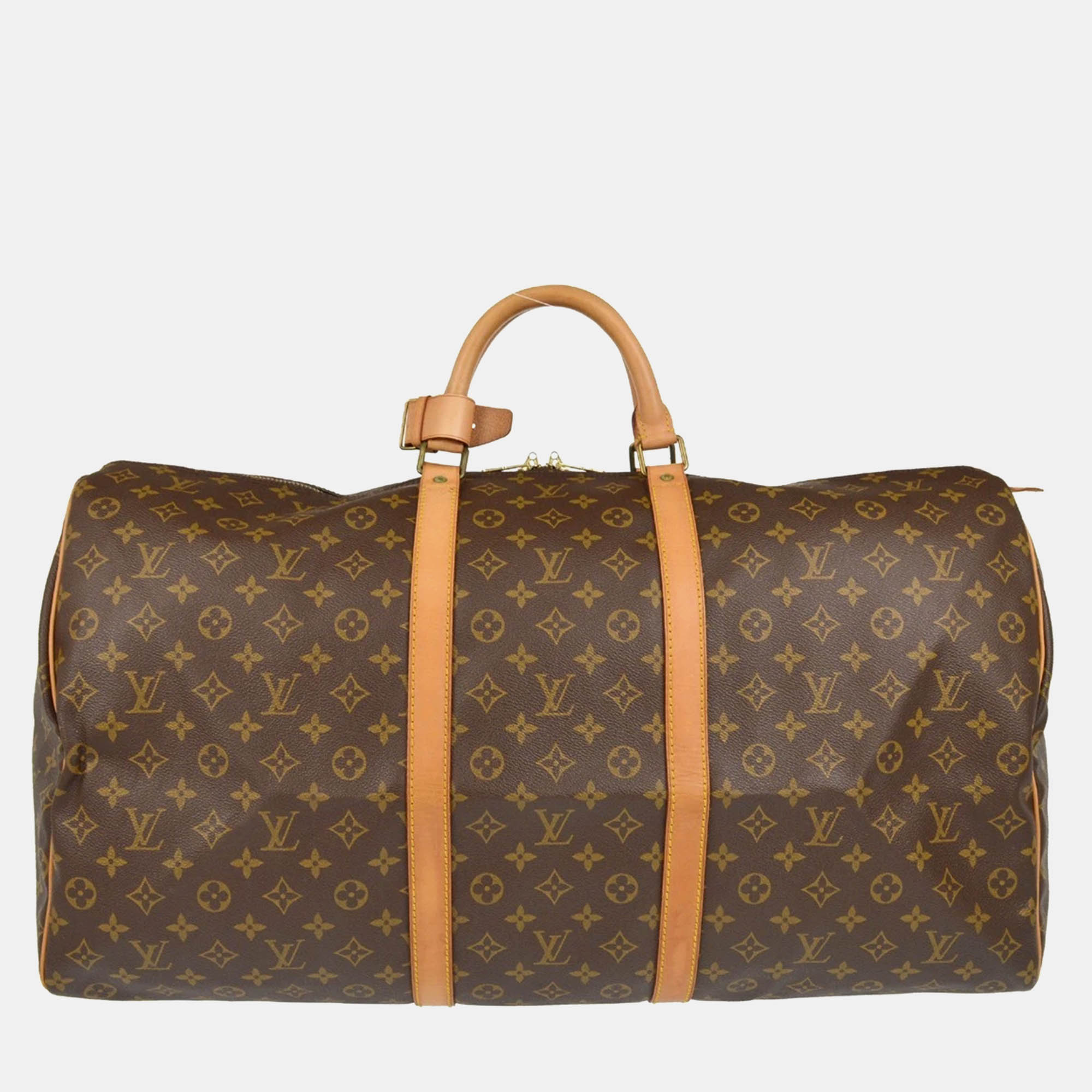 

Louis Vuitton Keepall 60 Monogram Duffle Handbag, Brown