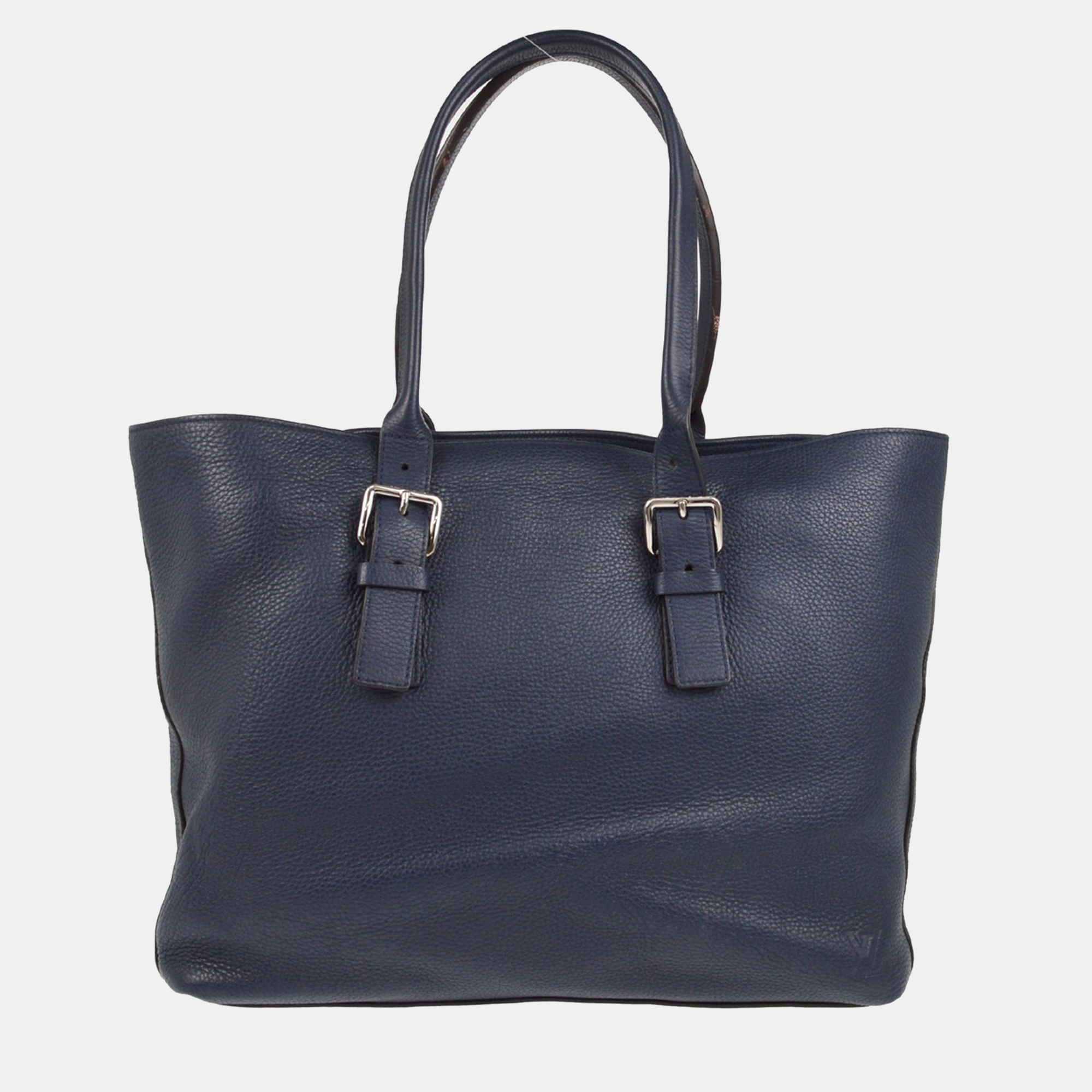 

Louis Vuitton Cabas Voyage Navy Taurillon Tote Bag, Navy blue