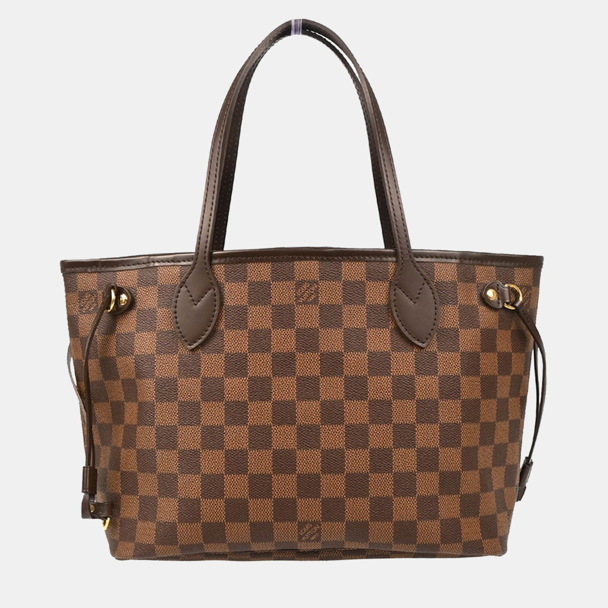 

Louis Vuitton Neverfull PM Damier Ebene Tote Handbag, Brown