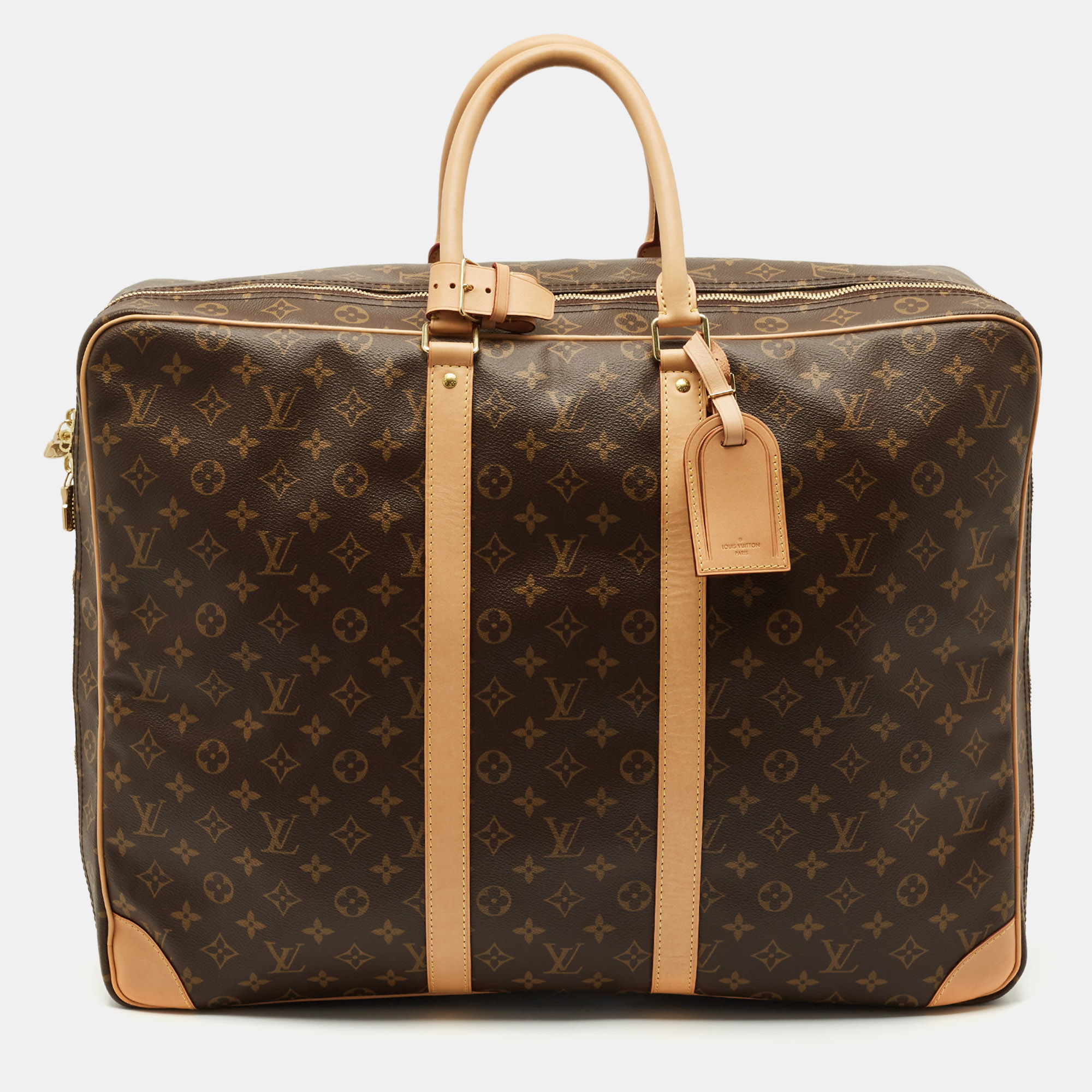 

Louis Vuitton Monogram Canvas Sirius 55 Suitcase, Brown