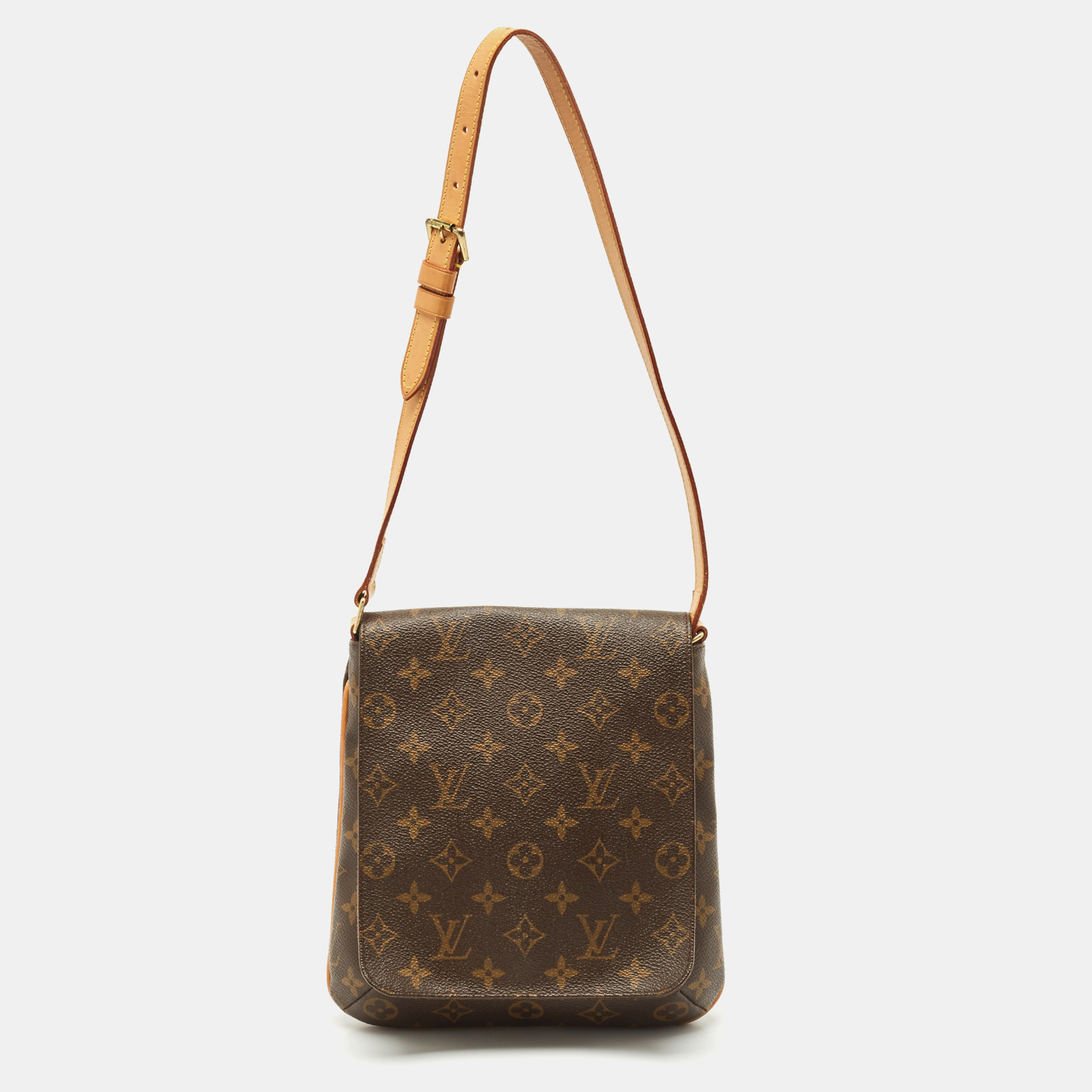 

Louis Vuitton Monogram Canvas Musette Salsa PM Bag, Brown