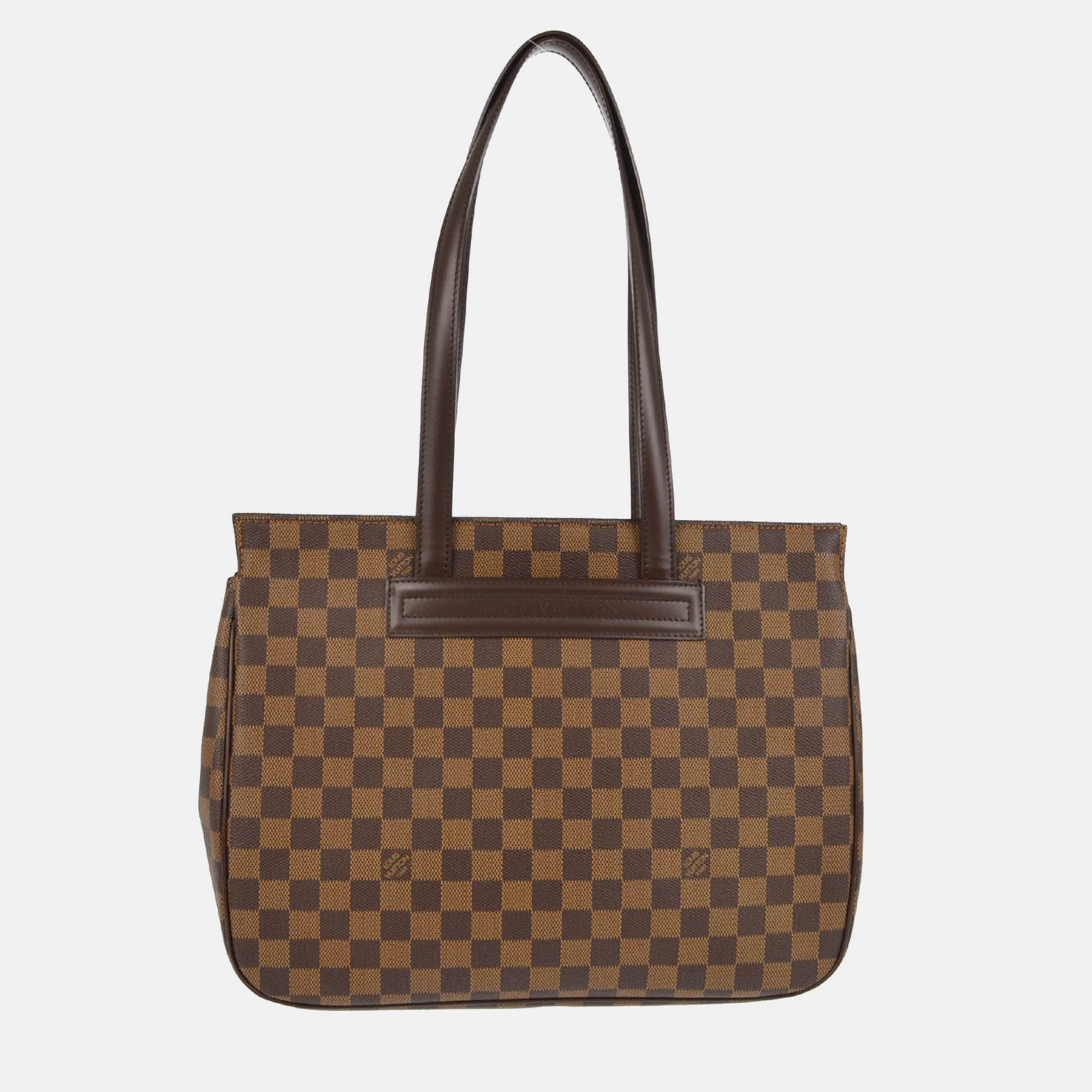 

Louis Vuitton Parioli PM Damier Canvas Tote Bag, Brown